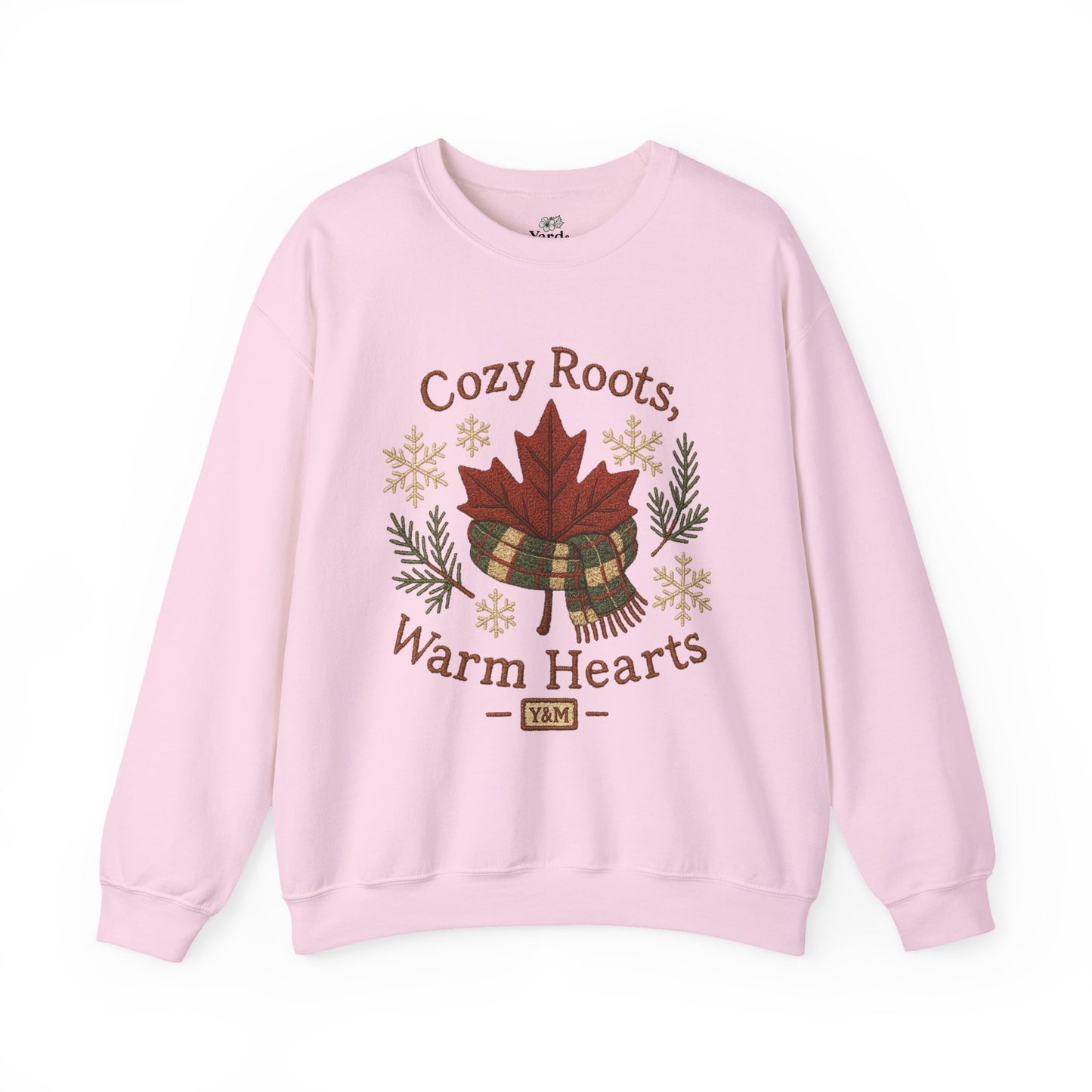 Cozy Roots Crewneck Sweatshirt: Warm Hearts Gift, Fall Fashion, Winter Apparel, Unisex Sweatshirt, Holiday Sweater