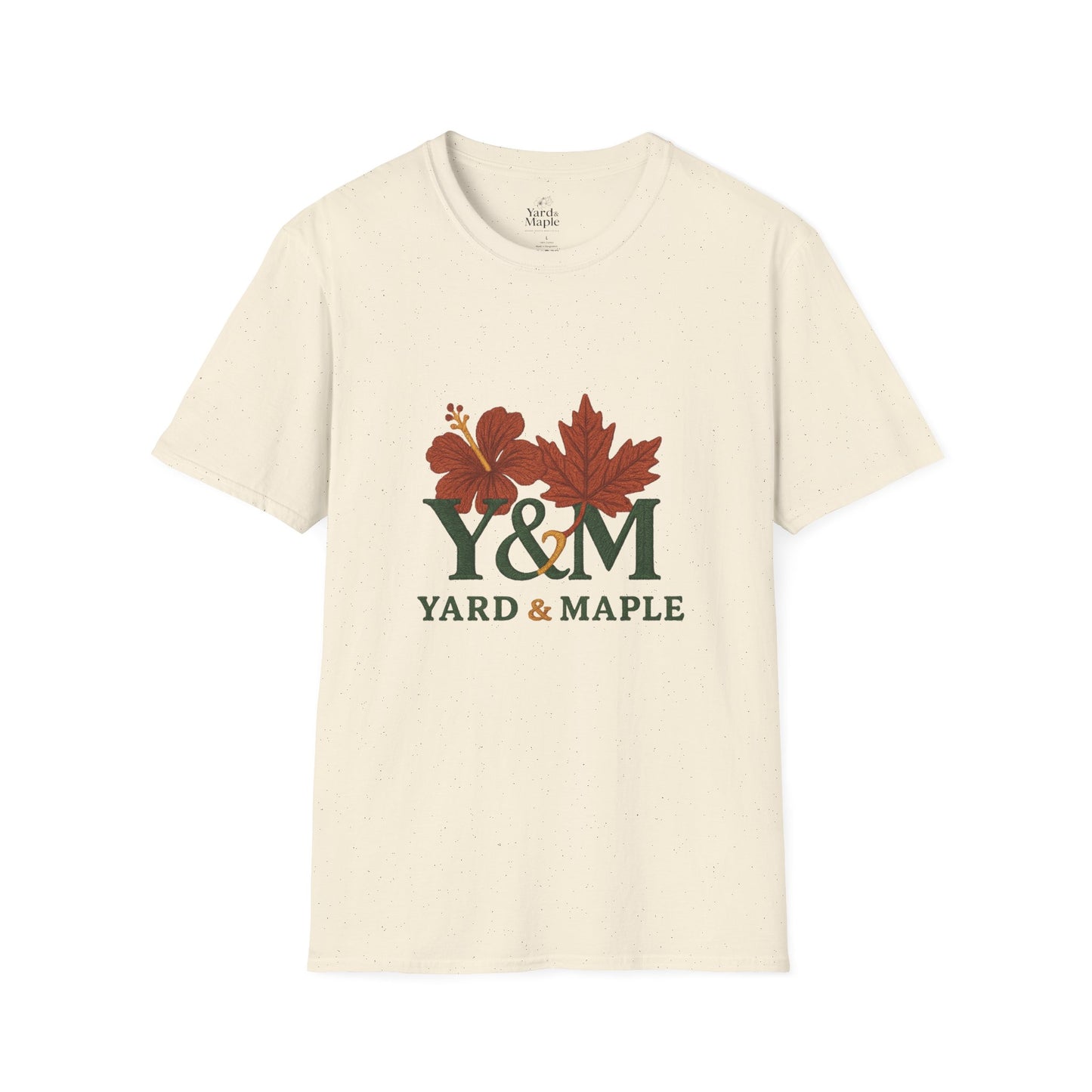 Yard & Maple Floral Unisex T-Shirt, Casual Tee, Nature Lover Gift, Spring Fashion, Graphic Shirt, Eco-Friendly Apparel