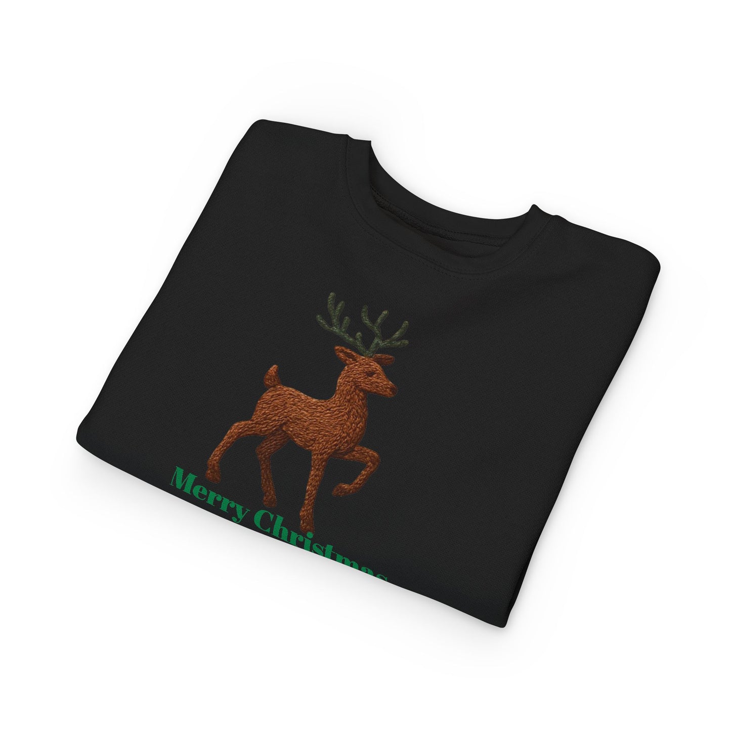 Merry Christmas Toddler Sweatshirt, Holiday Kids Clothing, Cute Reindeer Pullovers, Christmas Gift for Toddlers, Winter Wear