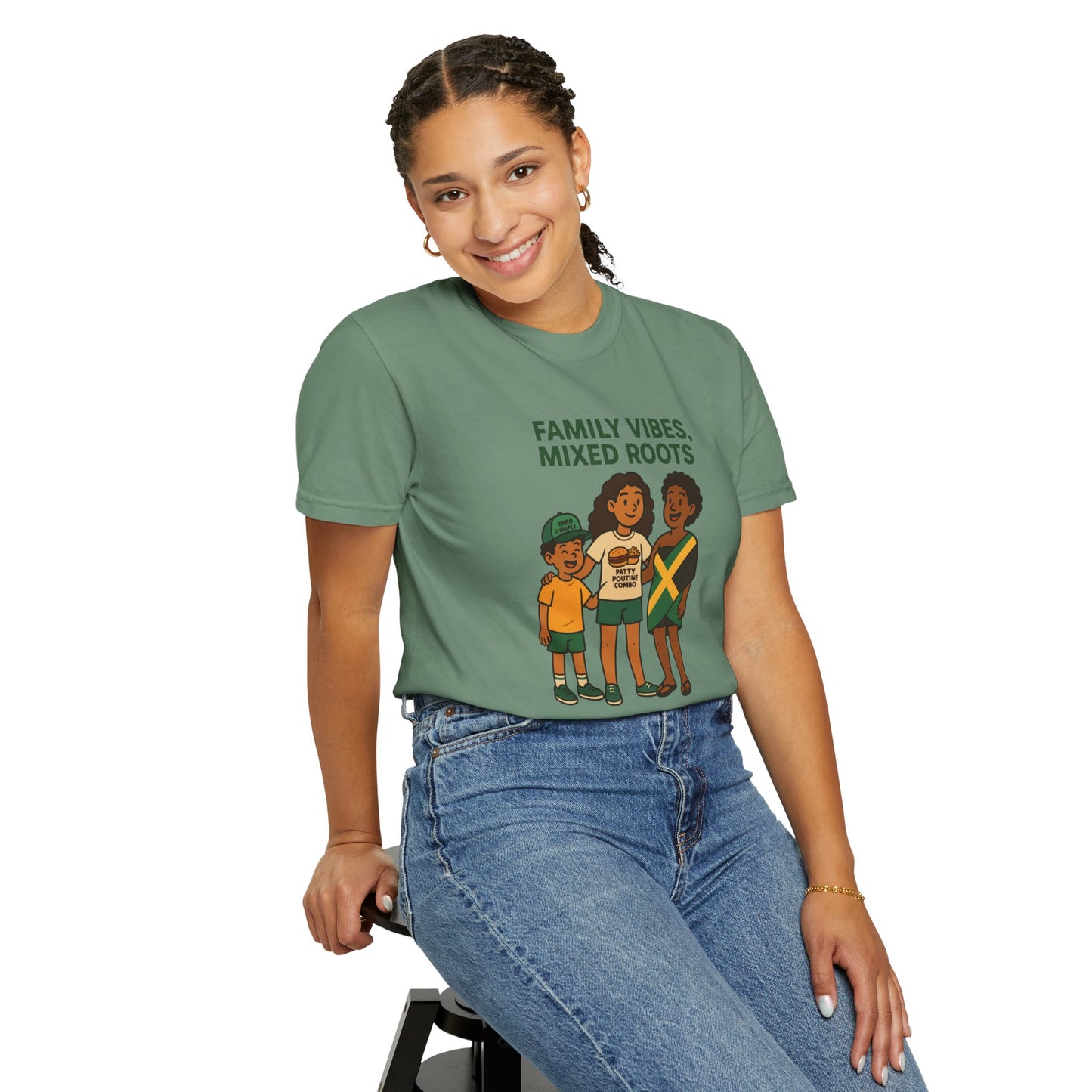 Family Vibes T-Shirt, Unisex Clothing, Mixed Roots Shirt, Family Reunion Outfit, Cultural Celebration Apparel, Summer Casual Wear