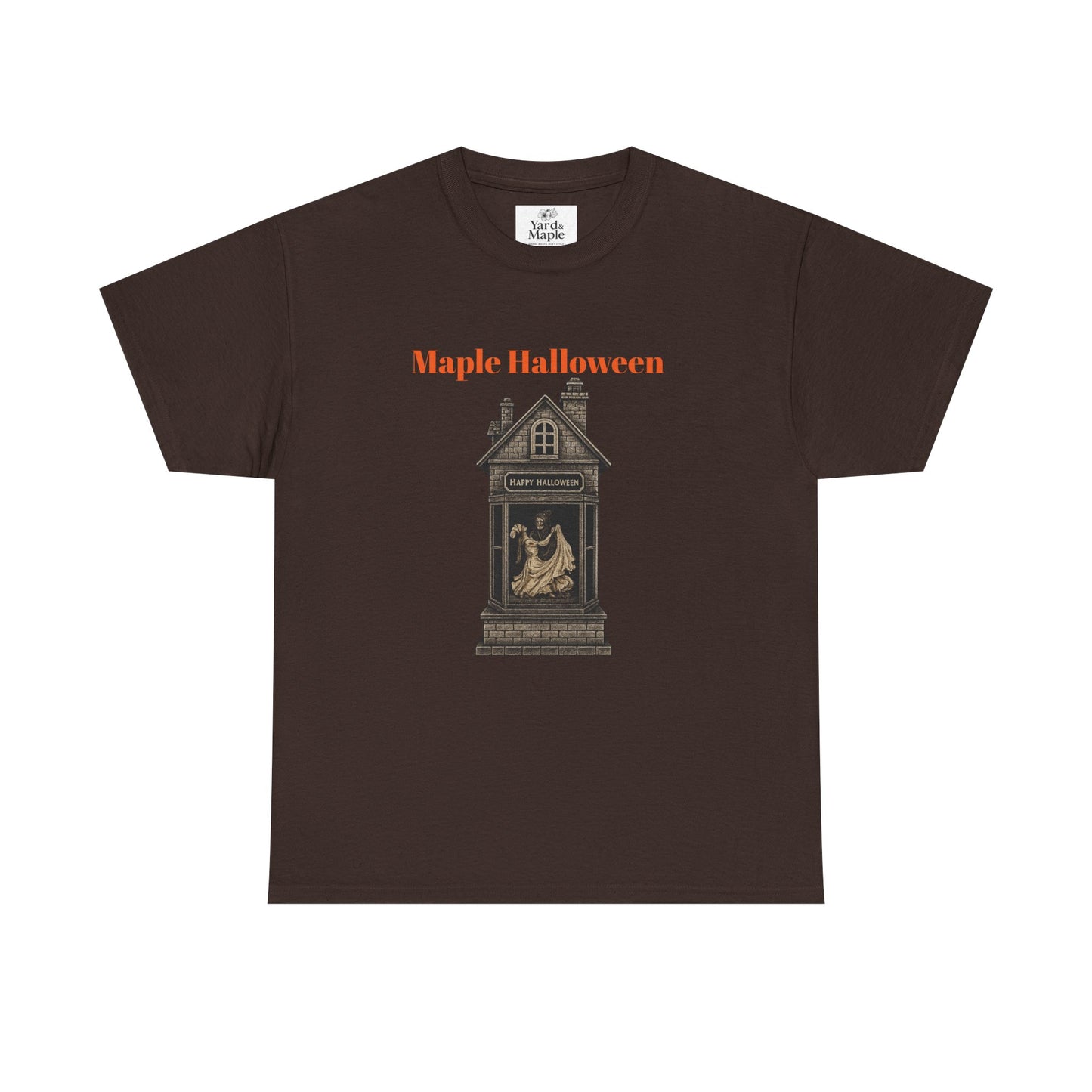 Halloween Graphic Tee, Spooky Season Shirt, Maple Halloween T-Shirt, Unisex Cotton Tee, Fall Fashion Top, Holiday Gift