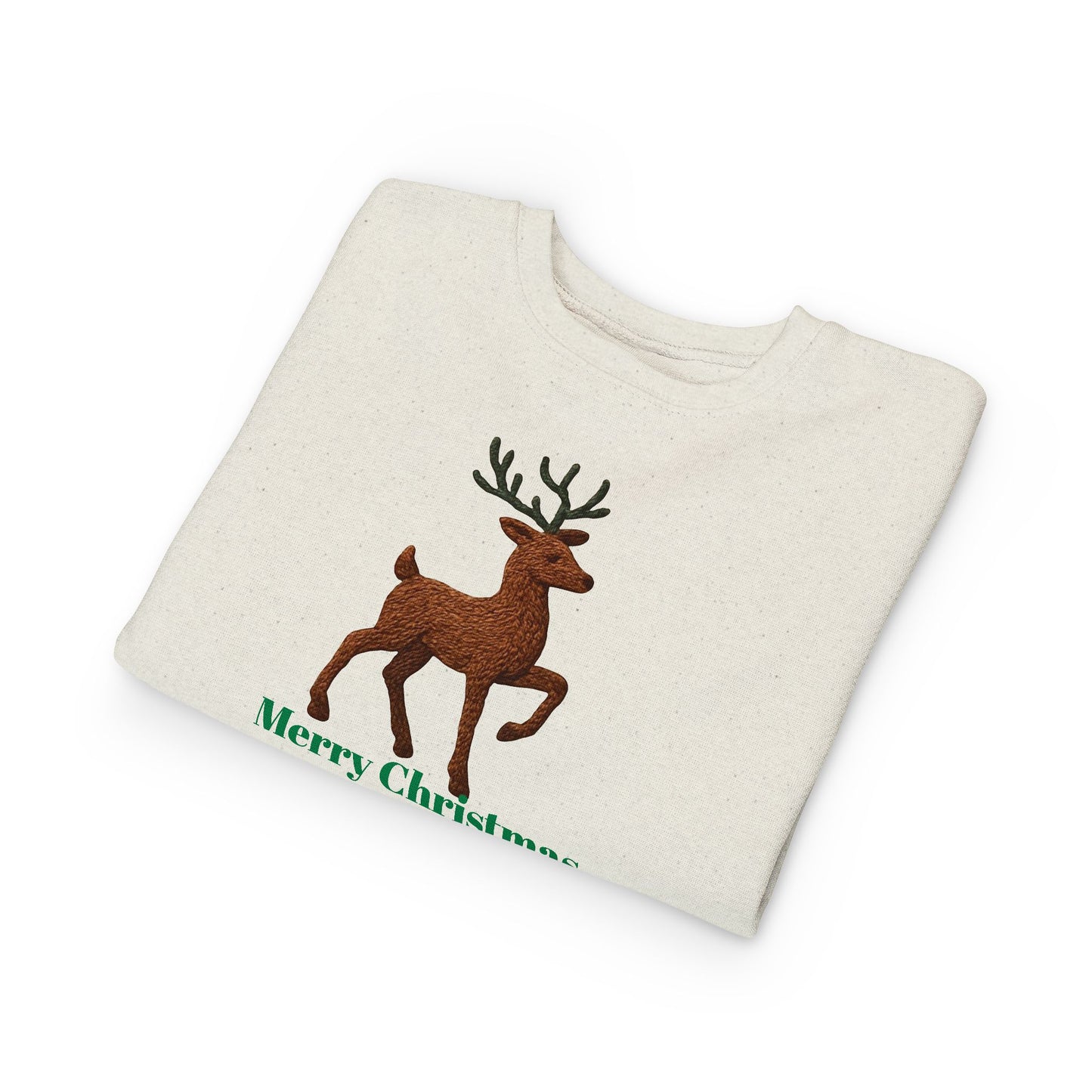 Merry Christmas Toddler Sweatshirt, Holiday Kids Clothing, Cute Reindeer Pullovers, Christmas Gift for Toddlers, Winter Wear