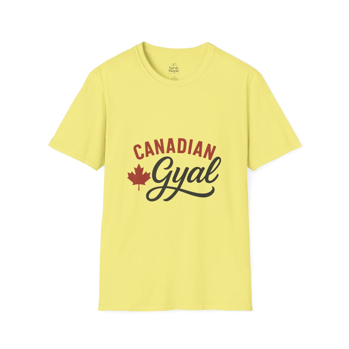 Canada Pride T-Shirt, Canadian Gyal Graphic Tee, Unisex T-Shirt for Her, Canada Day Gift, Maple Leaf Apparel