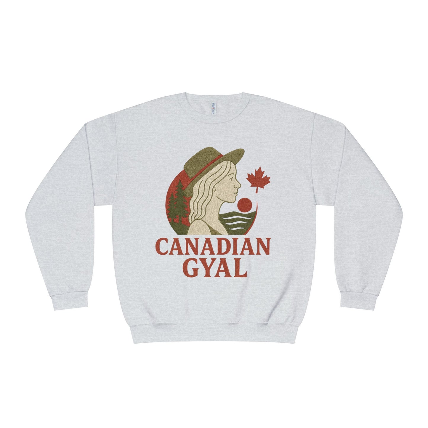 Canadian Gyal Sweatshirt, Cozy Crewneck for Fall, Perfect Gift for Canadians, Great for Thanksgiving, Casual Wear