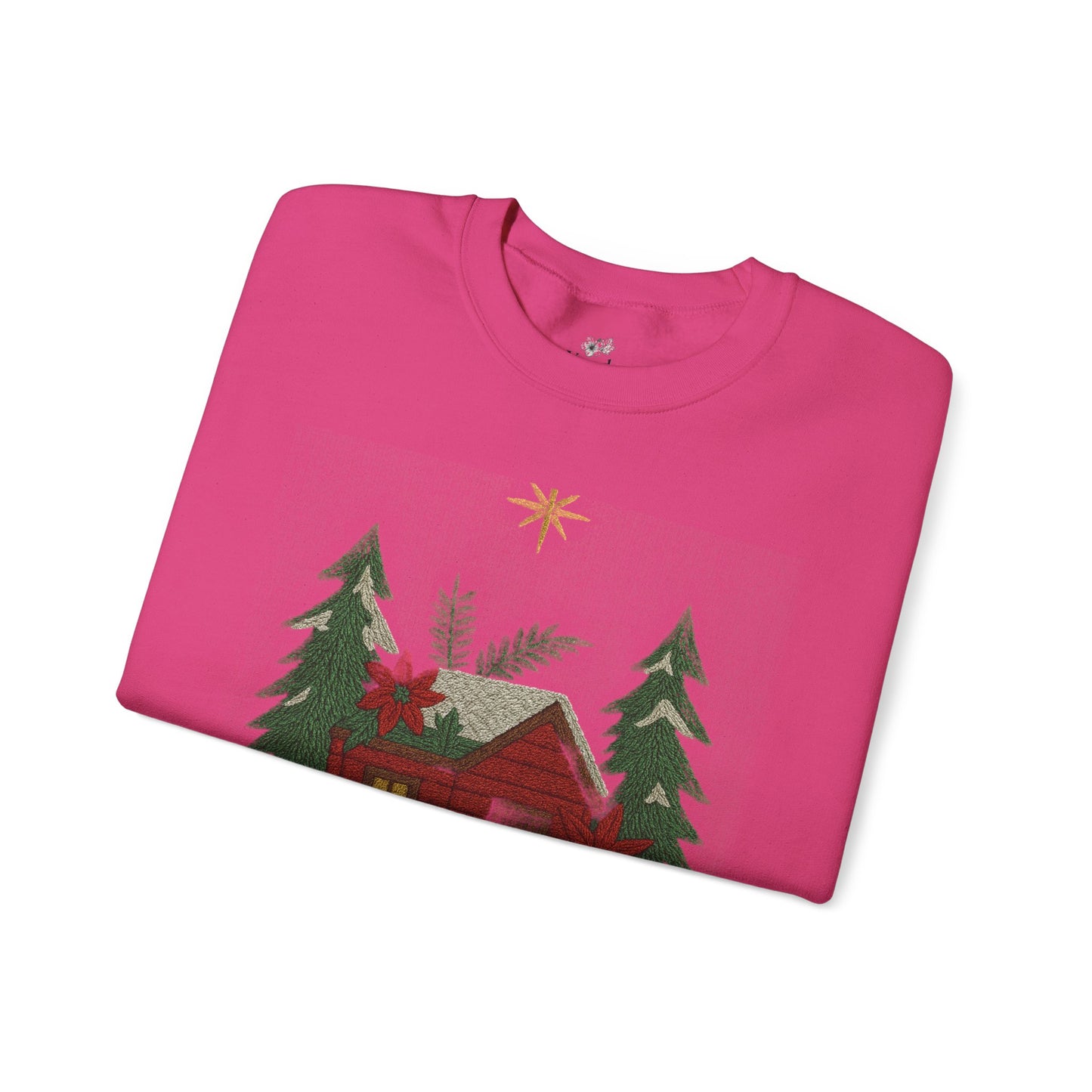 Cozy Holiday Sweatshirt - Island Noel Design, Unisex Christmas Crewneck, Winter Apparel, Gift for Him/Her, Seasonal Fashion