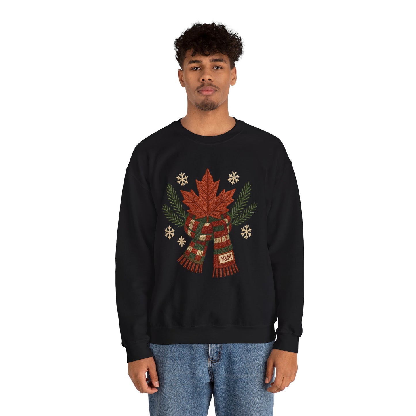 Cozy Holiday Sweatshirt, Festive Crewneck, Christmas Gift, Winter Apparel, Casual Wear, Unisex Winter Sweatshirt