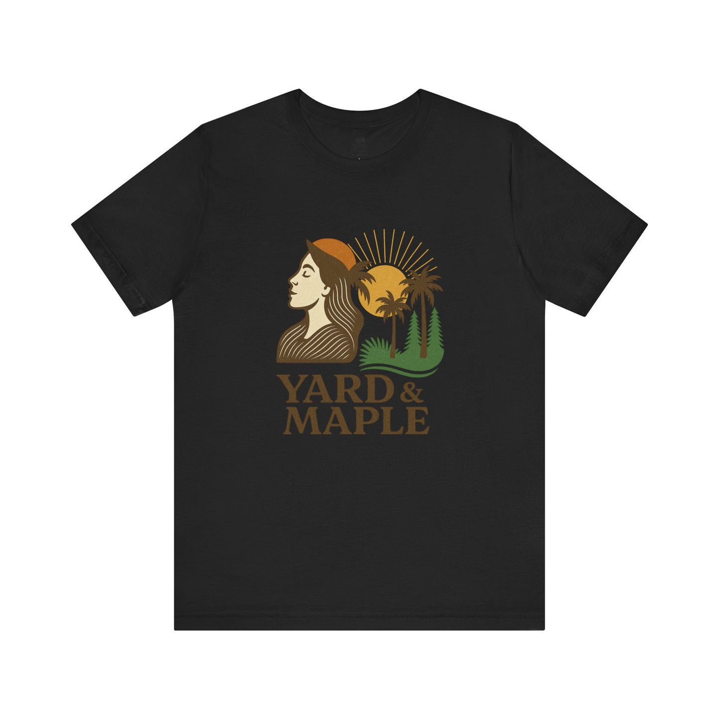 Yard & Maple Graphic Tee, Nature Inspired Unisex Shirt, Outdoor Lover Gift, Summer Vibes, Casual Wear, Vacation Essentials