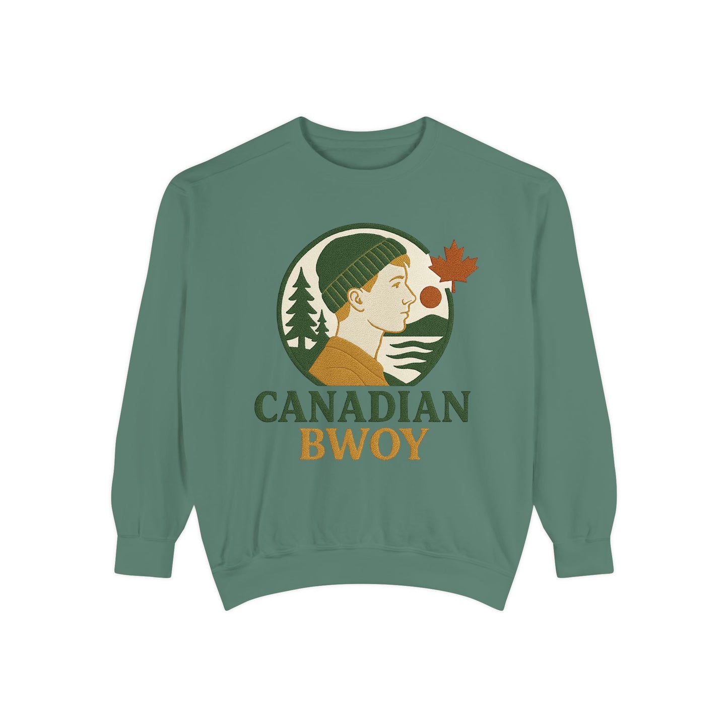 Canadian Bwoy Sweatshirt, Unisex Cozy Apparel, Gift for Canada Day, Casual Streetwear, Nature Lover Sweatshirt, Fall Fashion