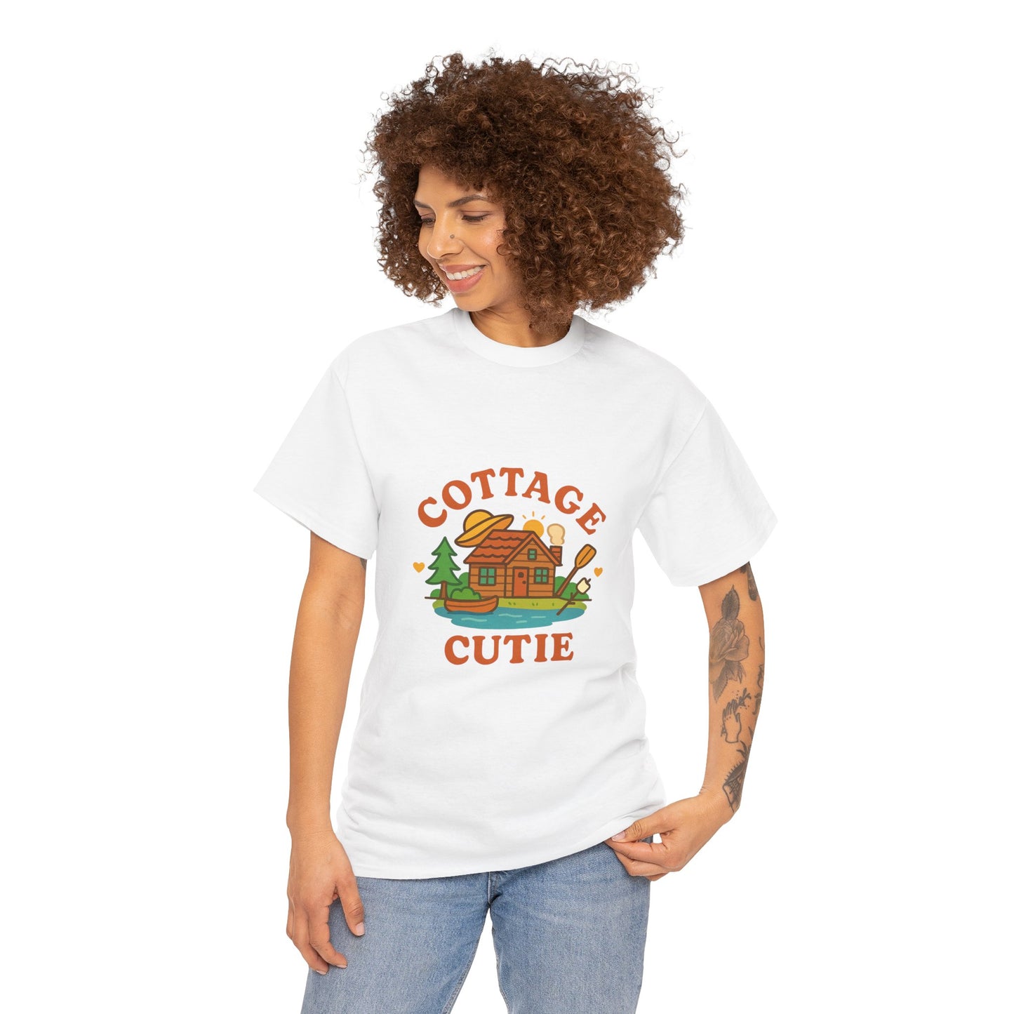 Cottage Cutie Tee, Cozy T-Shirt for Nature Lovers, Perfect Gift for Cottagers, Summer Parties, Casual Wear