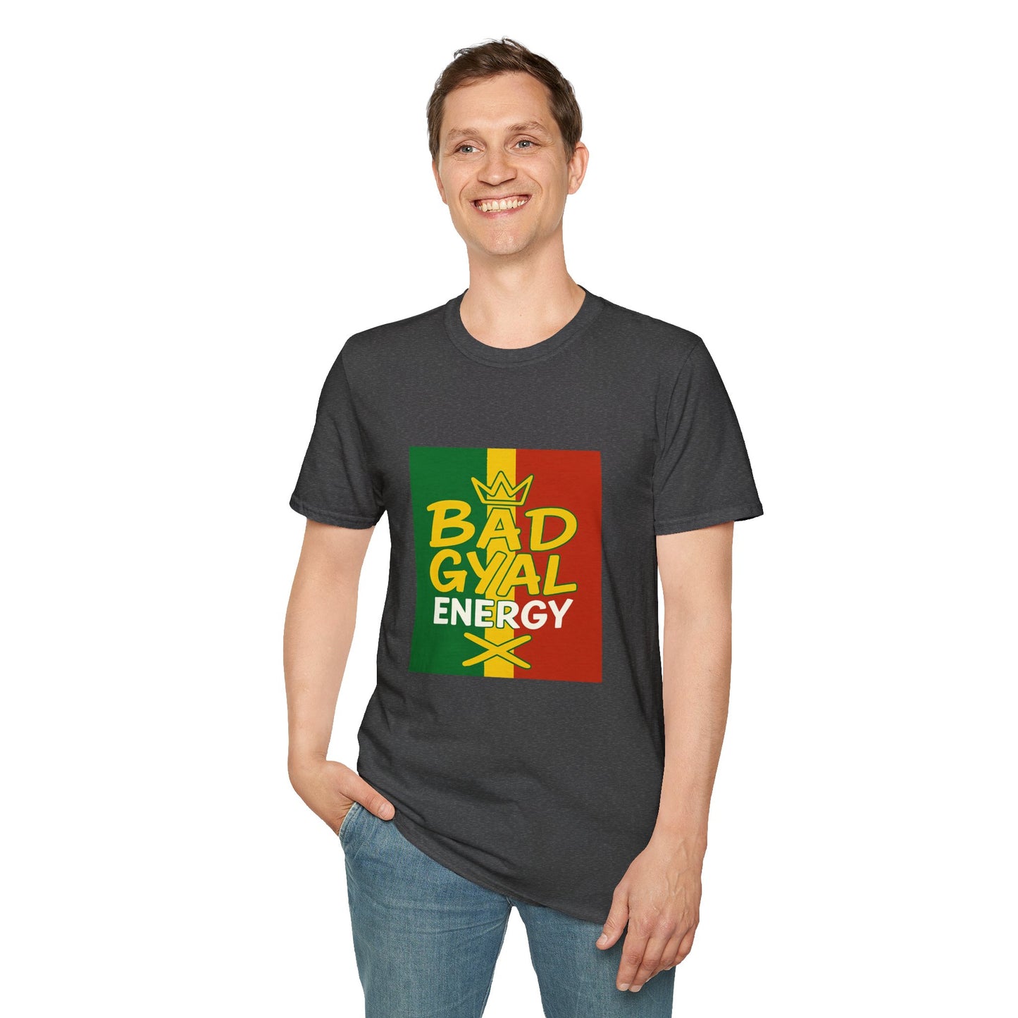Rasta Vibes T-Shirt | Bad Gyal Energy | Unisex Graphic Tee, Casual Wear, Festival Apparel, Gift for Him/Her, Summer Style