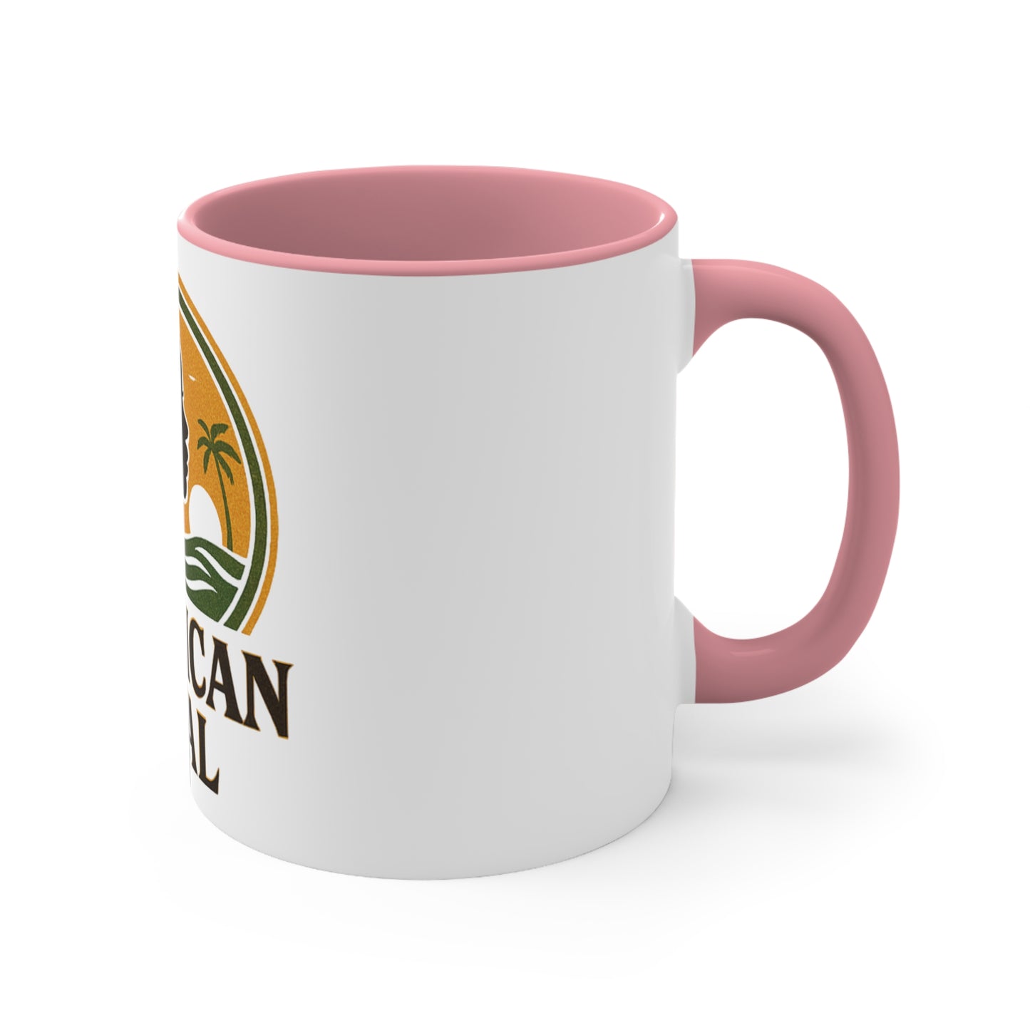 Colorful Jamaican Accent Mug, 11oz Coffee Cup, Unique Gift, Office Decor, Fun Tea Mug, Vibrant Caribbean Style