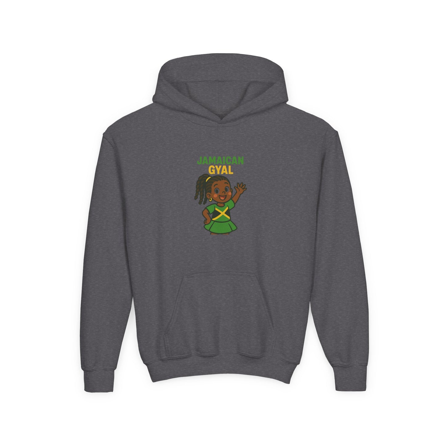 Jamaican Gyal Youth Hoodie, Comfortable Sweatshirt for Kids, Perfect Gift for Birthdays, Holidays, Dance Events, and Celebrations