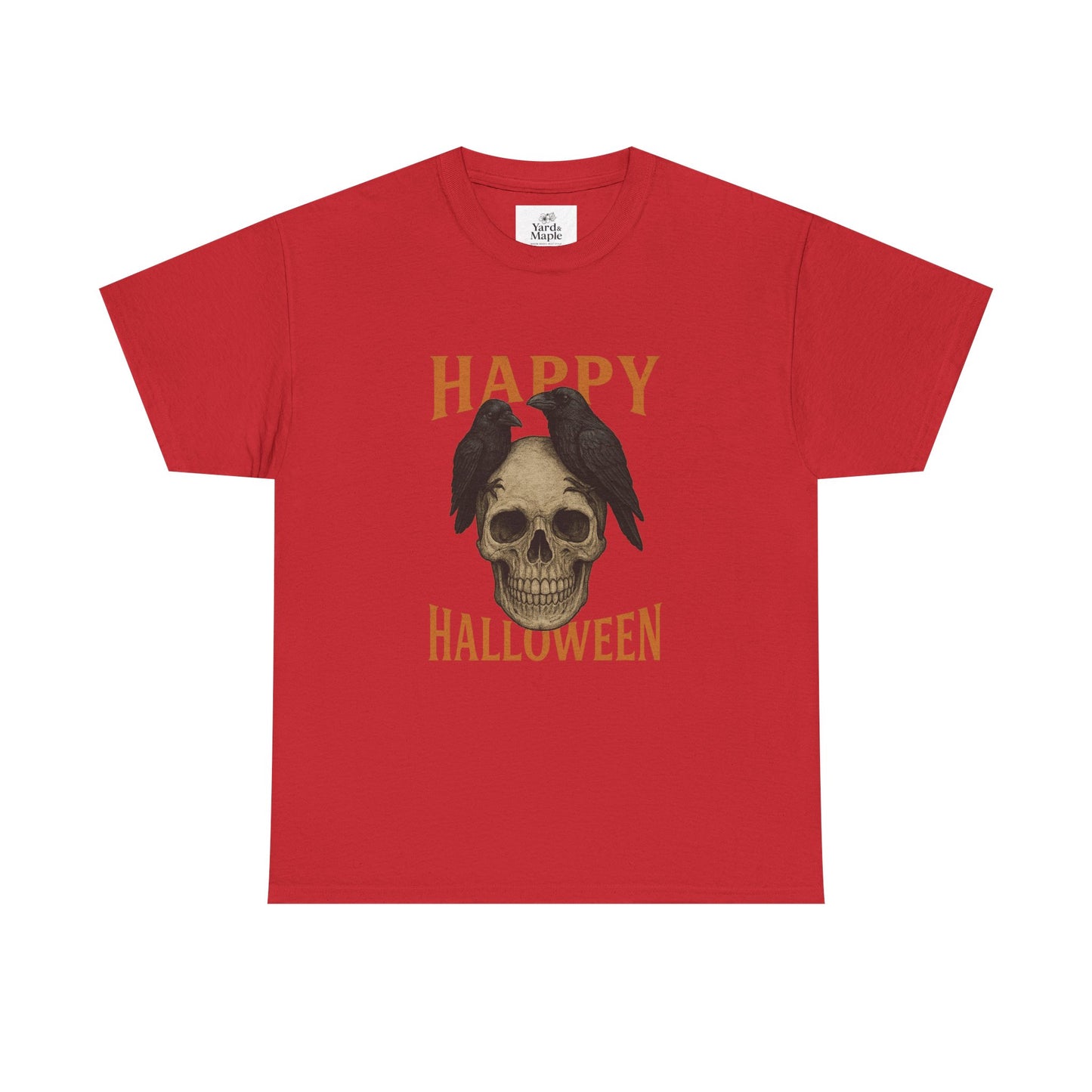 Halloween Skull Unisex Cotton Tee, Spooky T-Shirt, October Fashion, Costume Party Wear, Fall Celebration Shirt