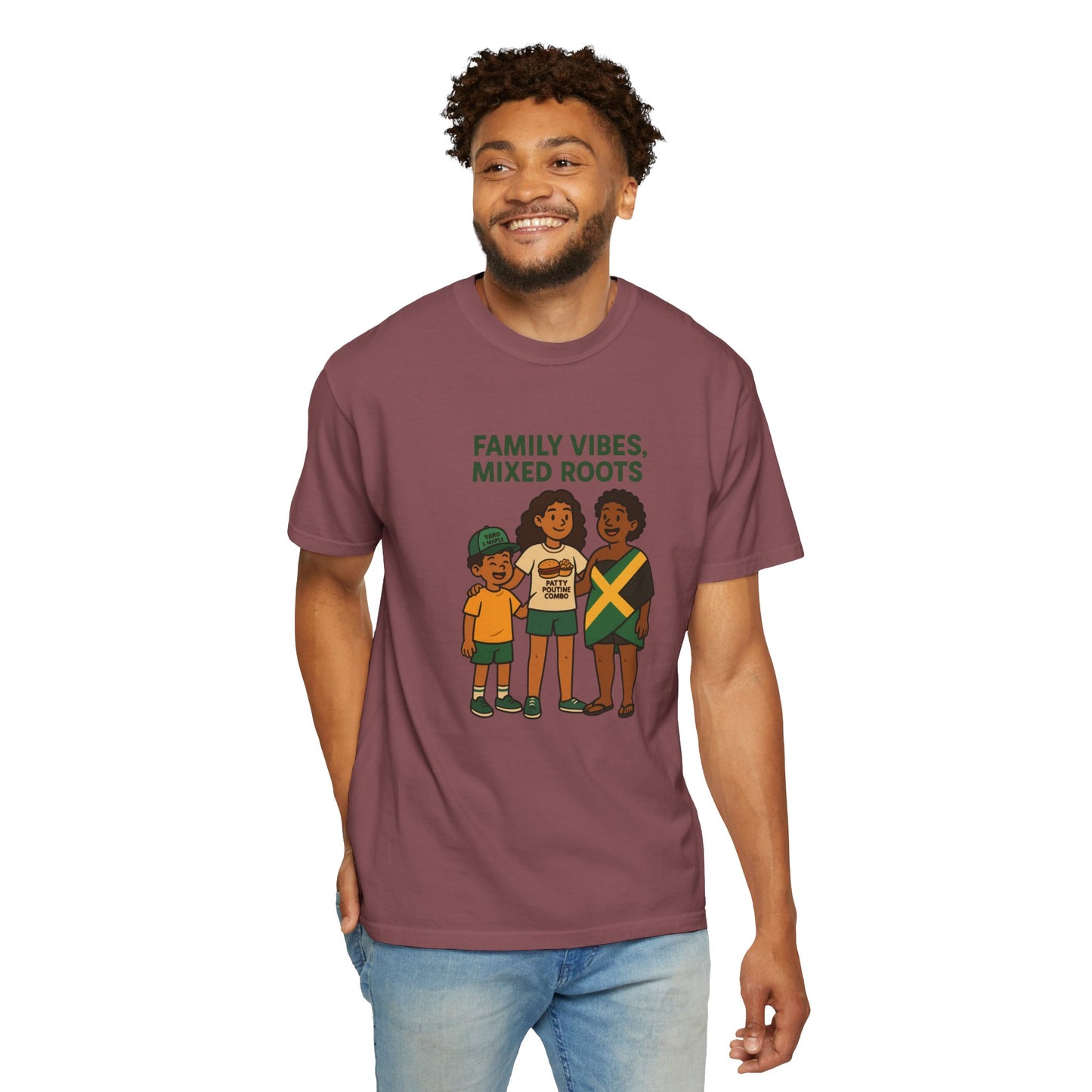 Family Vibes T-Shirt, Unisex Clothing, Mixed Roots Shirt, Family Reunion Outfit, Cultural Celebration Apparel, Summer Casual Wear