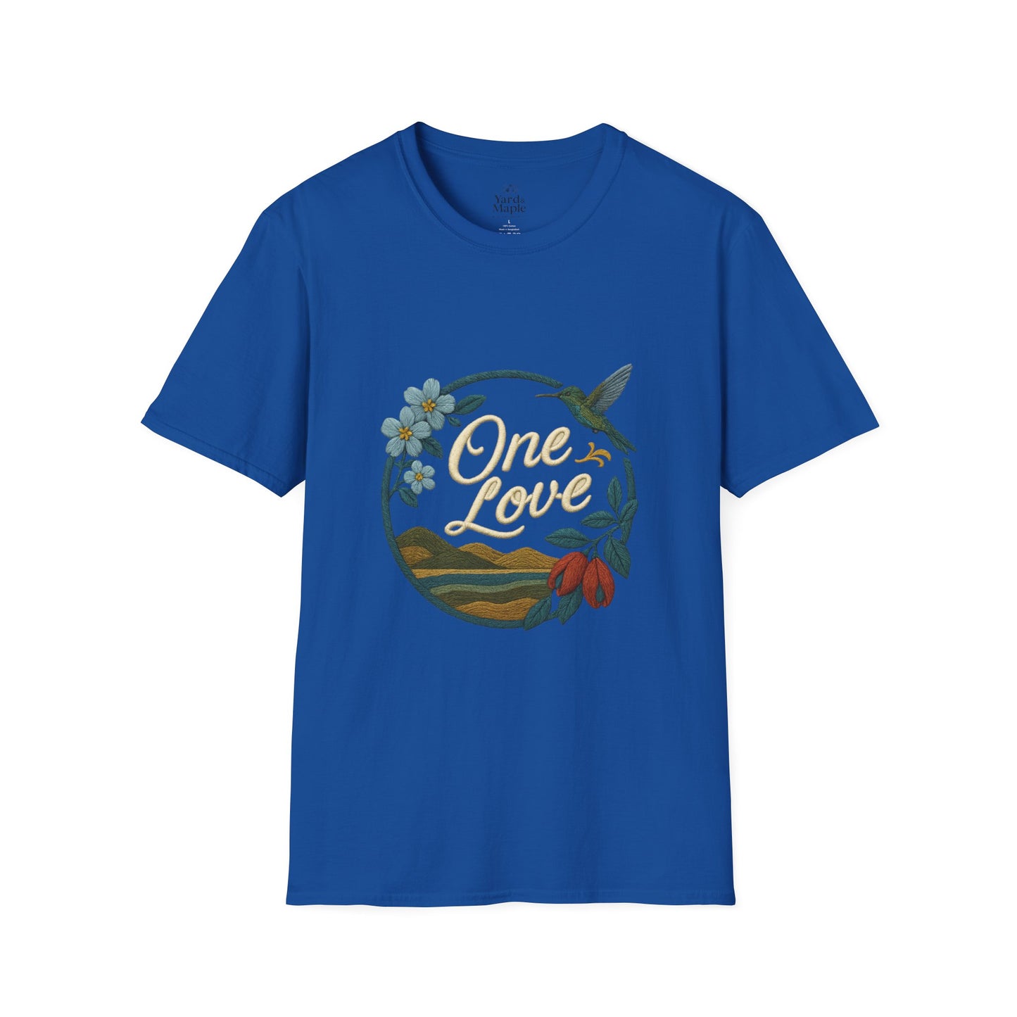 One Love Nature-Inspired T-Shirt, Unisex Tee, Stylish Apparel, Eco-Friendly Gift, Summer Fashion, Inspirational T-Shirt