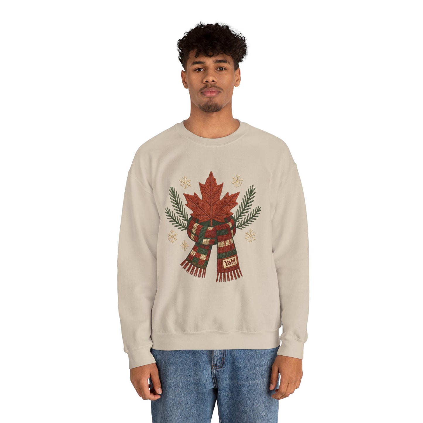 Cozy Holiday Sweatshirt, Festive Crewneck, Christmas Gift, Winter Apparel, Casual Wear, Unisex Winter Sweatshirt