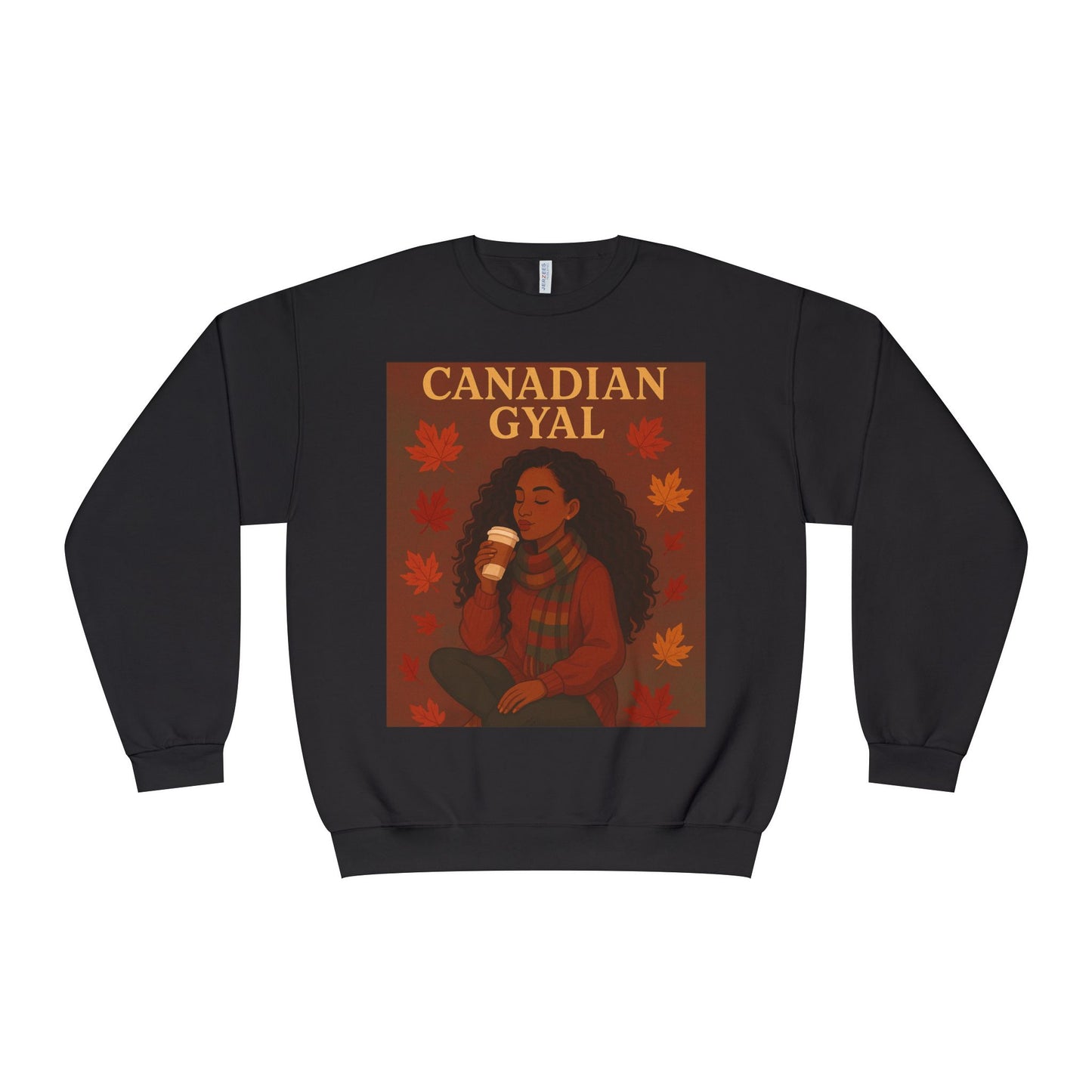 Canadian Gyal Sweatshirt, Cozy Fall Crewneck, Canada Pride Apparel, Autumn Casual Wear, Unisex Gift for Her