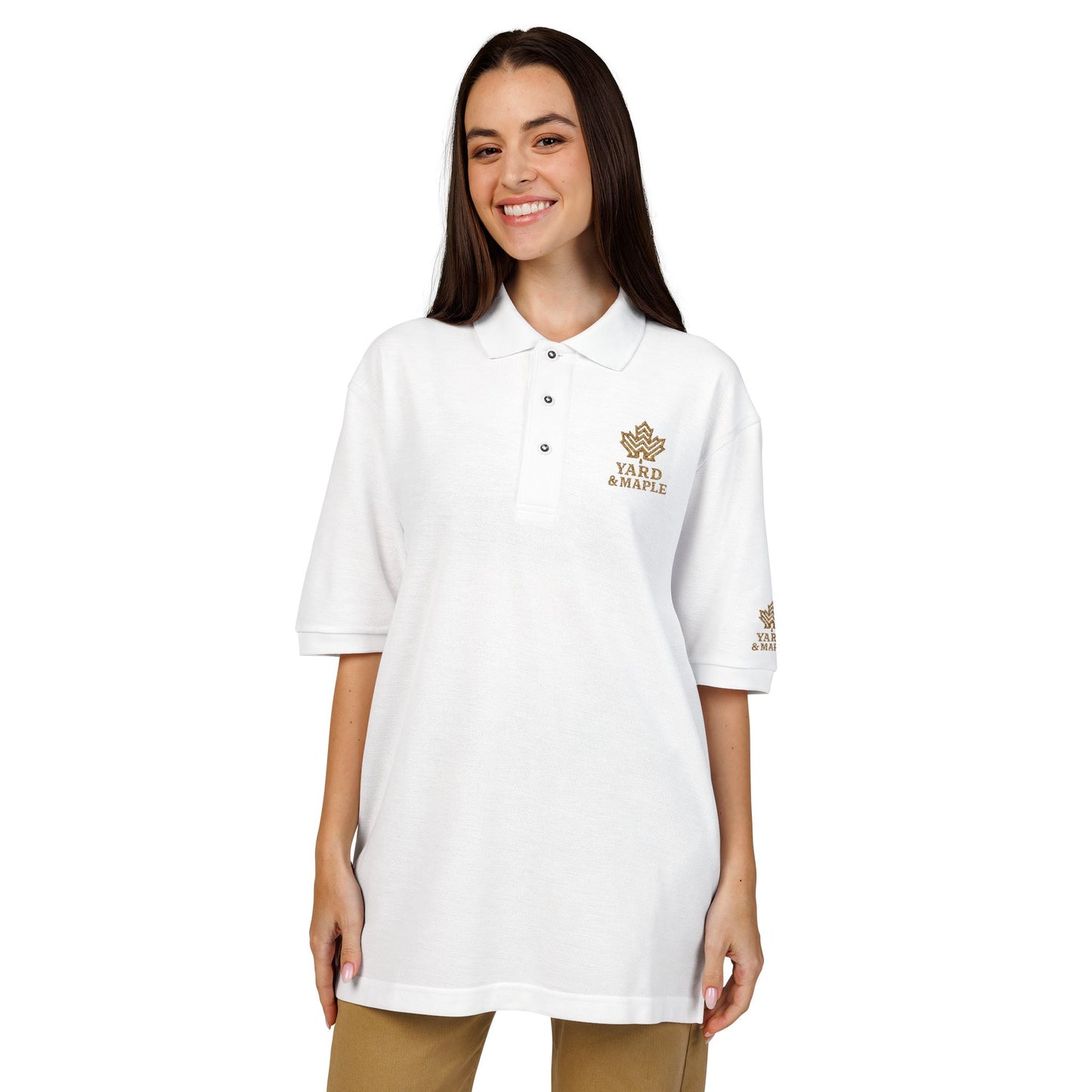 Embroidered Unisex Polo Shirt - Casual Comfort for Every Occasion, Perfect for Work, Relaxation, Gifts, Outdoor Events, Summer Style