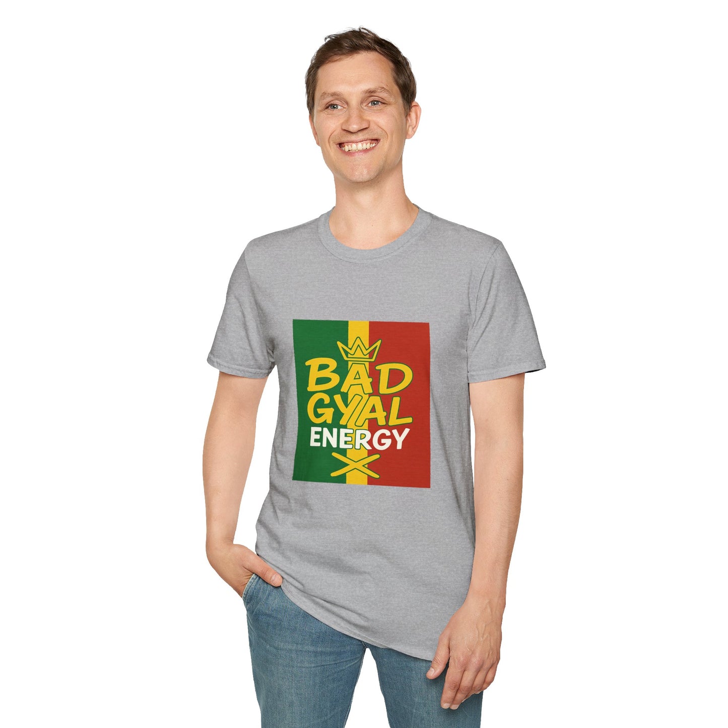 Rasta Vibes T-Shirt | Bad Gyal Energy | Unisex Graphic Tee, Casual Wear, Festival Apparel, Gift for Him/Her, Summer Style