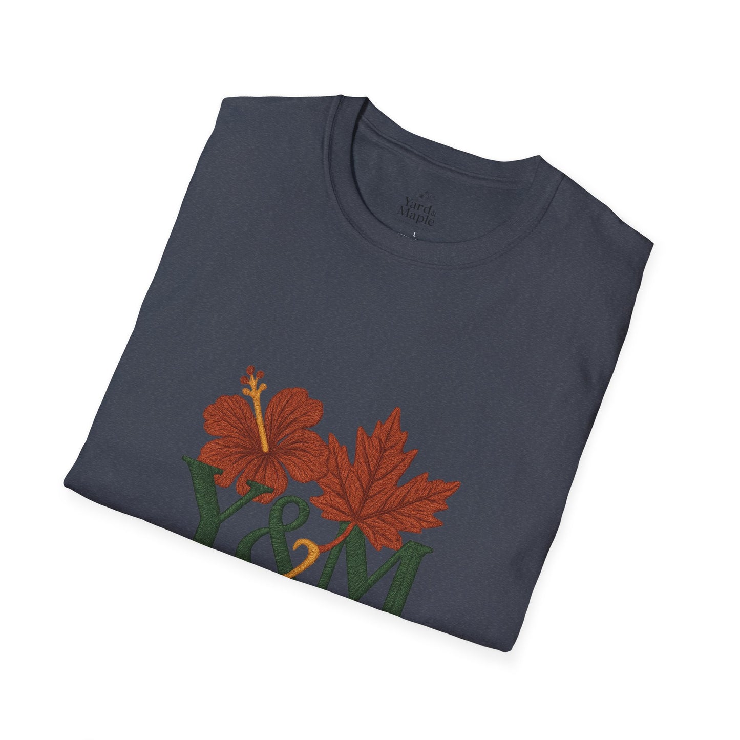 Yard & Maple Floral Unisex T-Shirt, Casual Tee, Nature Lover Gift, Spring Fashion, Graphic Shirt, Eco-Friendly Apparel