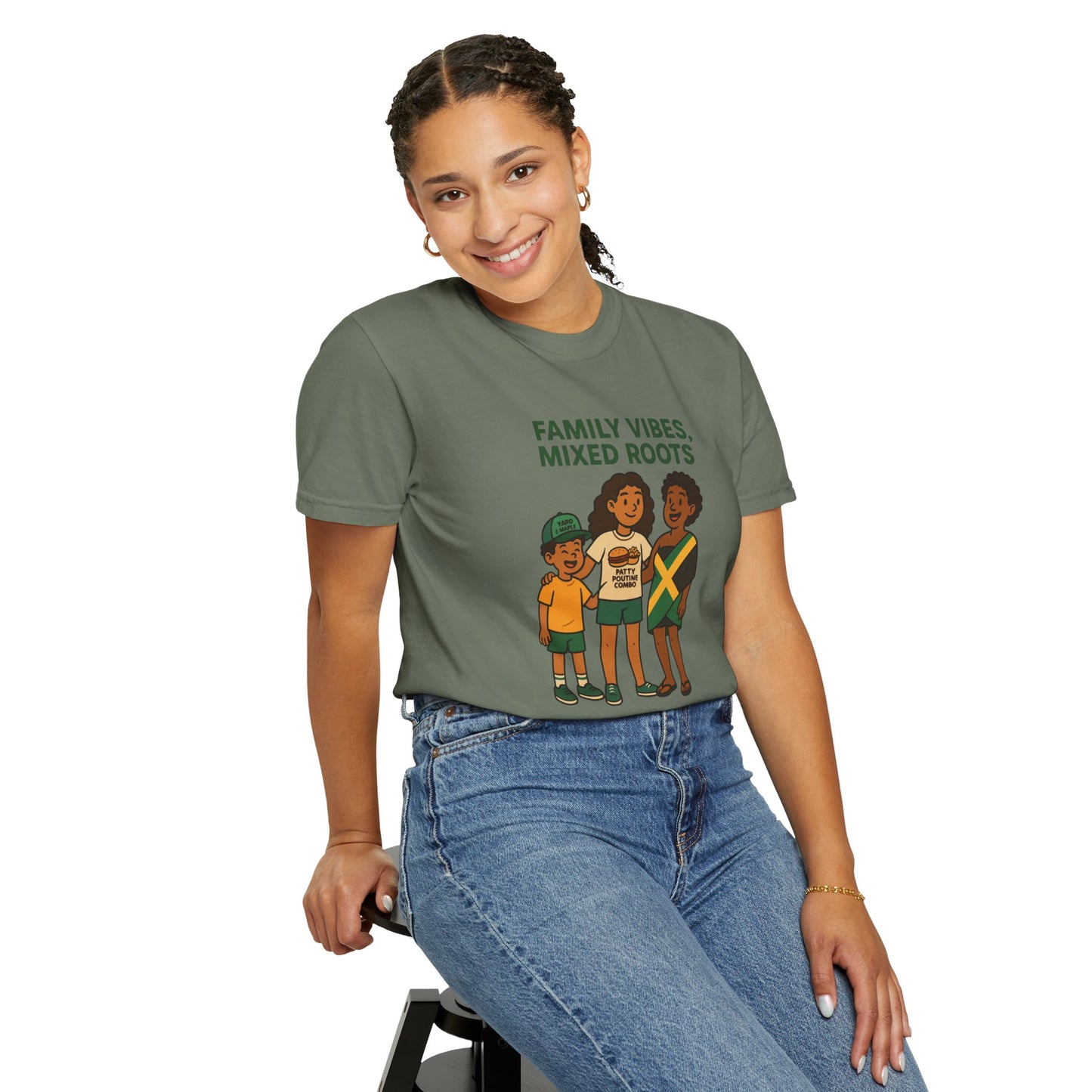 Family Vibes T-Shirt, Unisex Clothing, Mixed Roots Shirt, Family Reunion Outfit, Cultural Celebration Apparel, Summer Casual Wear