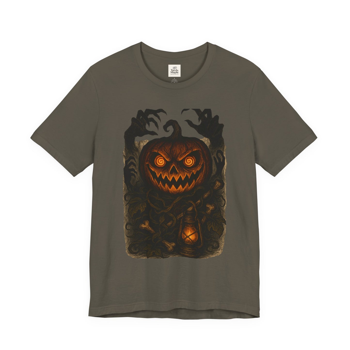 Halloween Pumpkin Tee, Unisex Jersey Short Sleeve Shirt, Fall Festival Apparel, Spooky T-Shirt, Trick or Treat Gift, Autumn Vibes