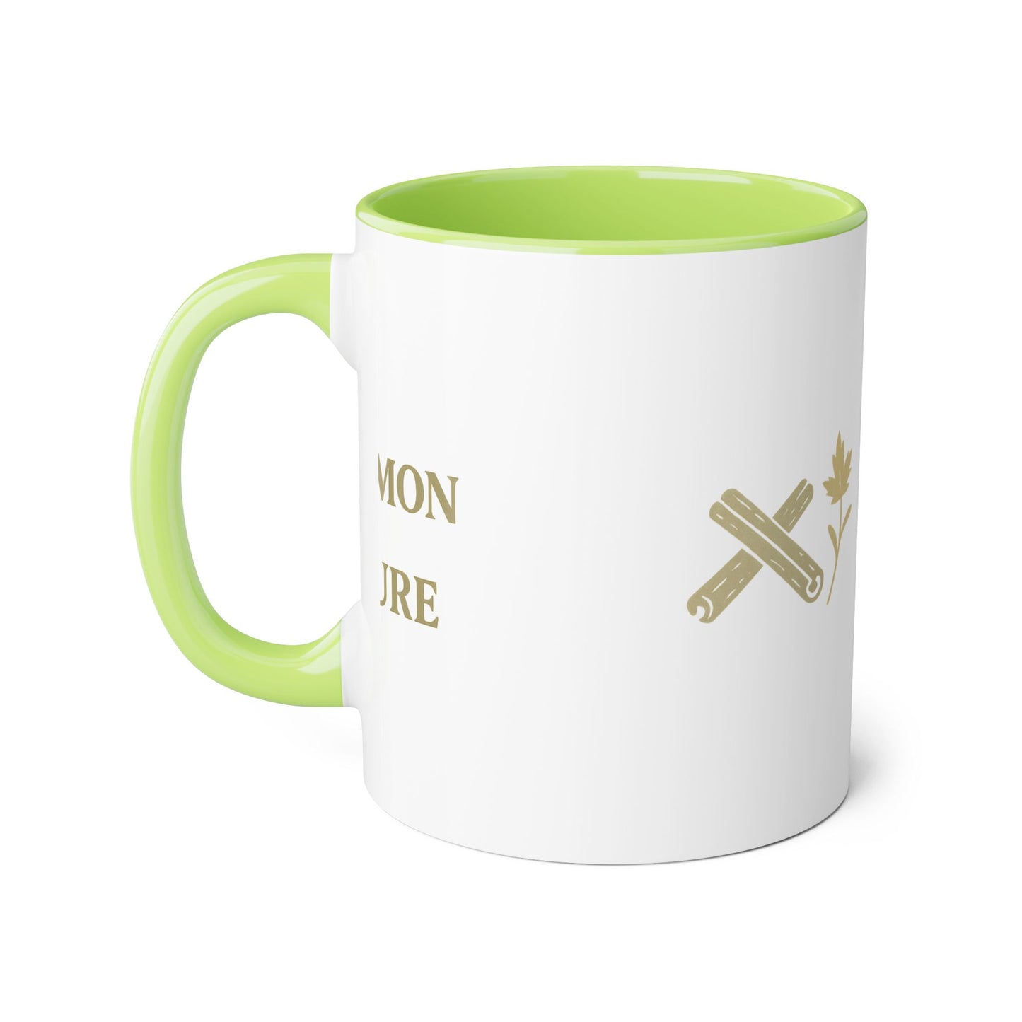 Cinnamon & Culture Accent Mug, Cozy Coffee Cup for Tea Lovers, Perfect Gift for Friends, Coffee Mug for Home, Unique Kitchen Decor