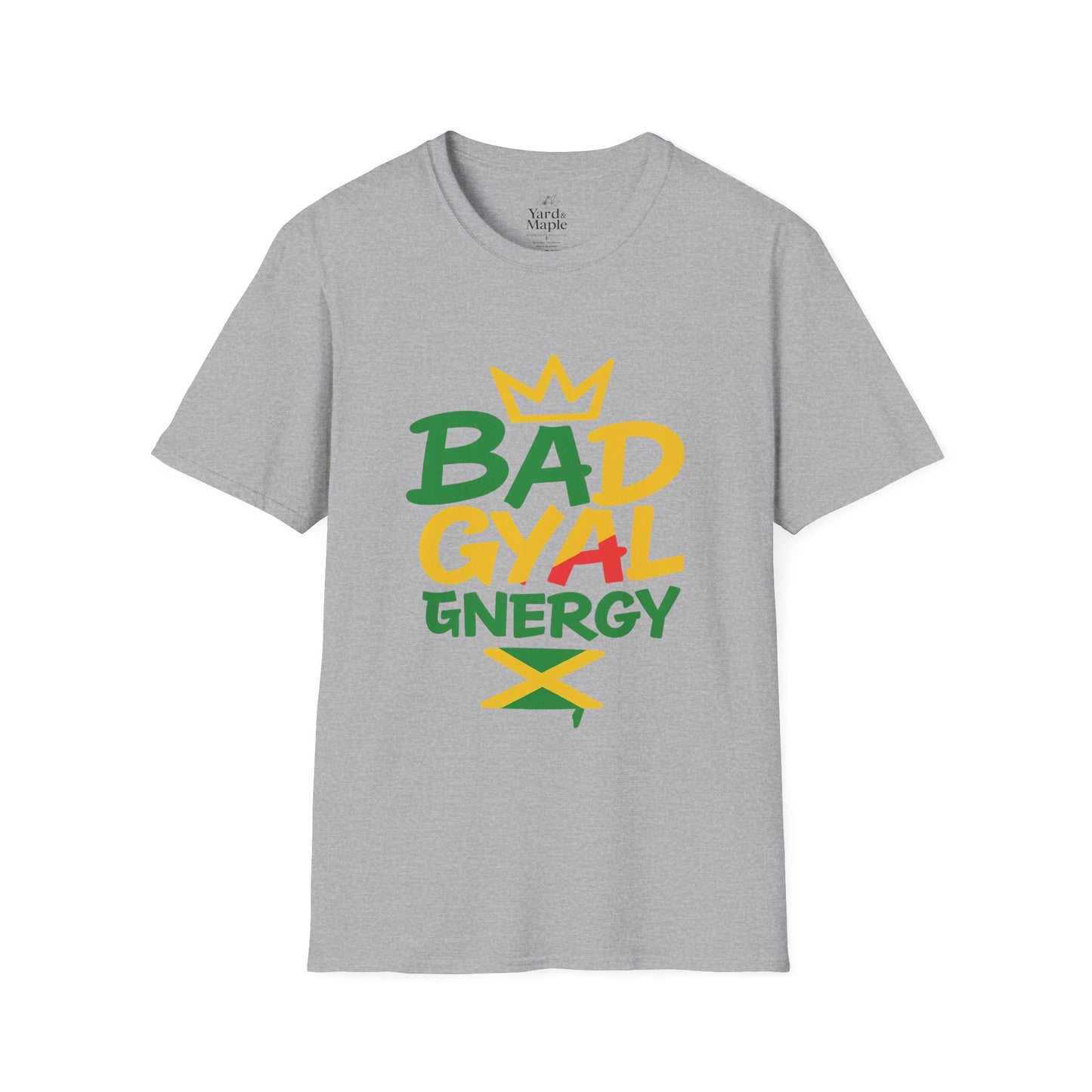 Unisex Softstyle T-Shirt with 'BADGYAL' Design, Casual Wear, Gift for Music Lovers, Summer Vibes, Festival Fashion
