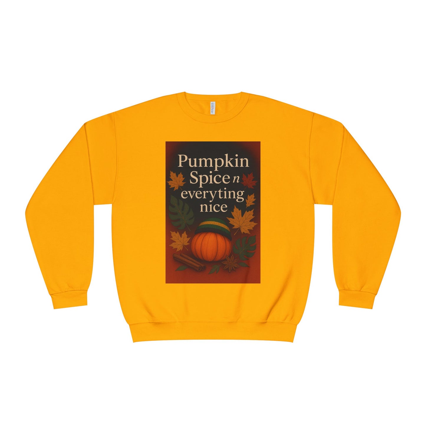 Cozy Fall Sweatshirt | Pumpkin Spice & Everything Nice | Perfect for Autumn Gatherings, Thanksgiving, and Casual Wear