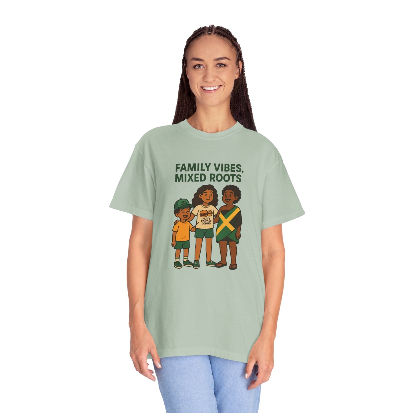 Family Vibes T-Shirt, Unisex Clothing, Mixed Roots Shirt, Family Reunion Outfit, Cultural Celebration Apparel, Summer Casual Wear
