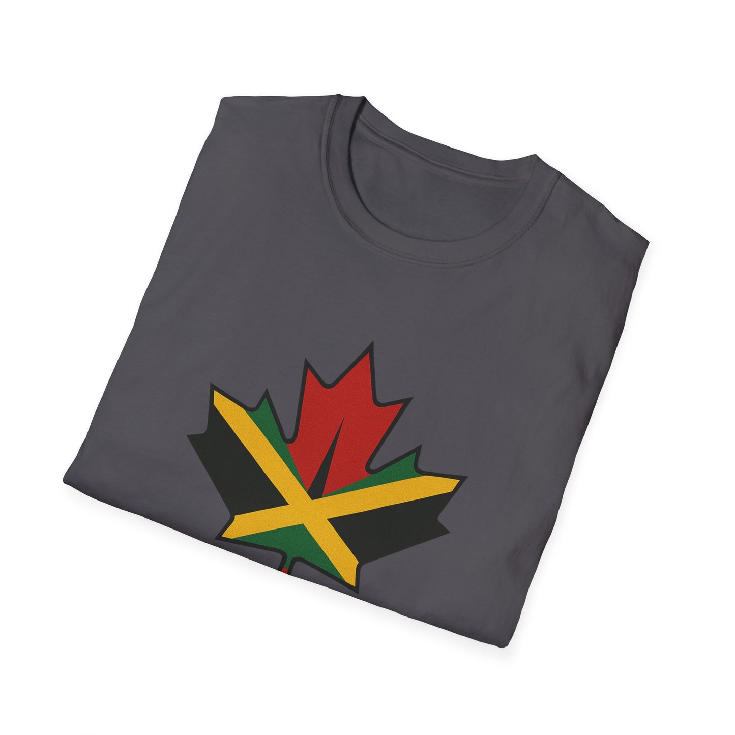Yard & Maple Unisex Softstyle T-Shirt, Casual Summer Tee, Jamaican Theme Shirt, Cool Graphic Top, Gift for Nature Lovers