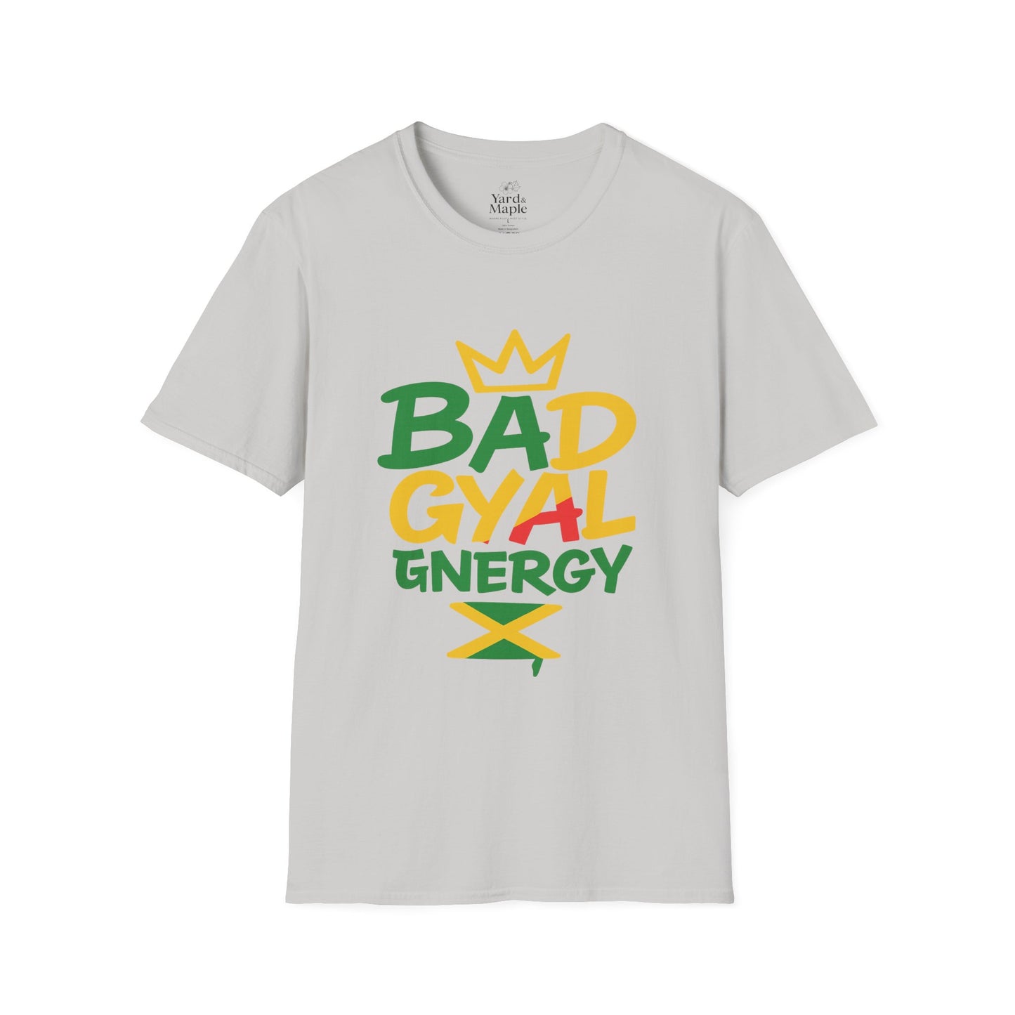 Unisex Softstyle T-Shirt with 'BADGYAL' Design, Casual Wear, Gift for Music Lovers, Summer Vibes, Festival Fashion