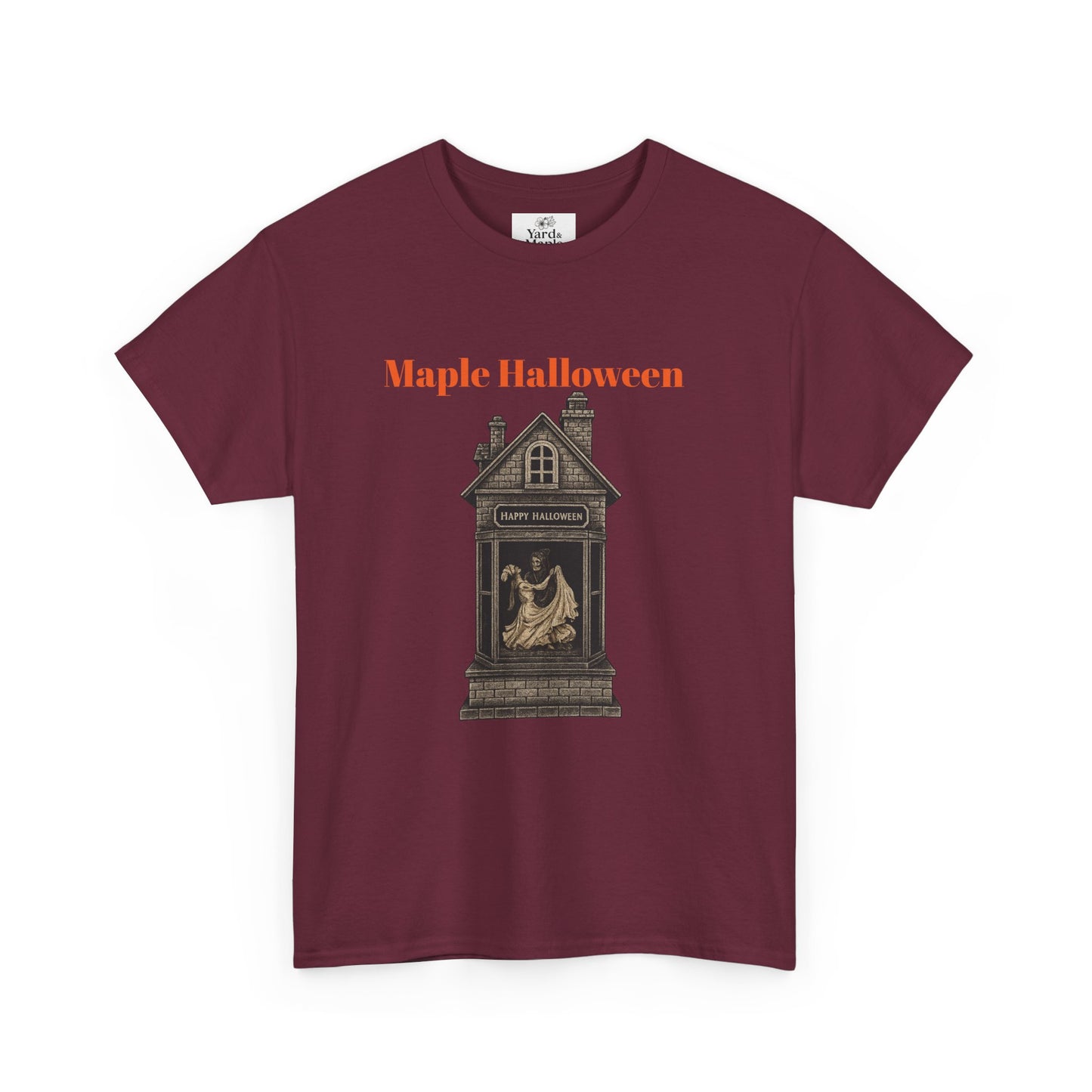 Halloween Graphic Tee, Spooky Season Shirt, Maple Halloween T-Shirt, Unisex Cotton Tee, Fall Fashion Top, Holiday Gift