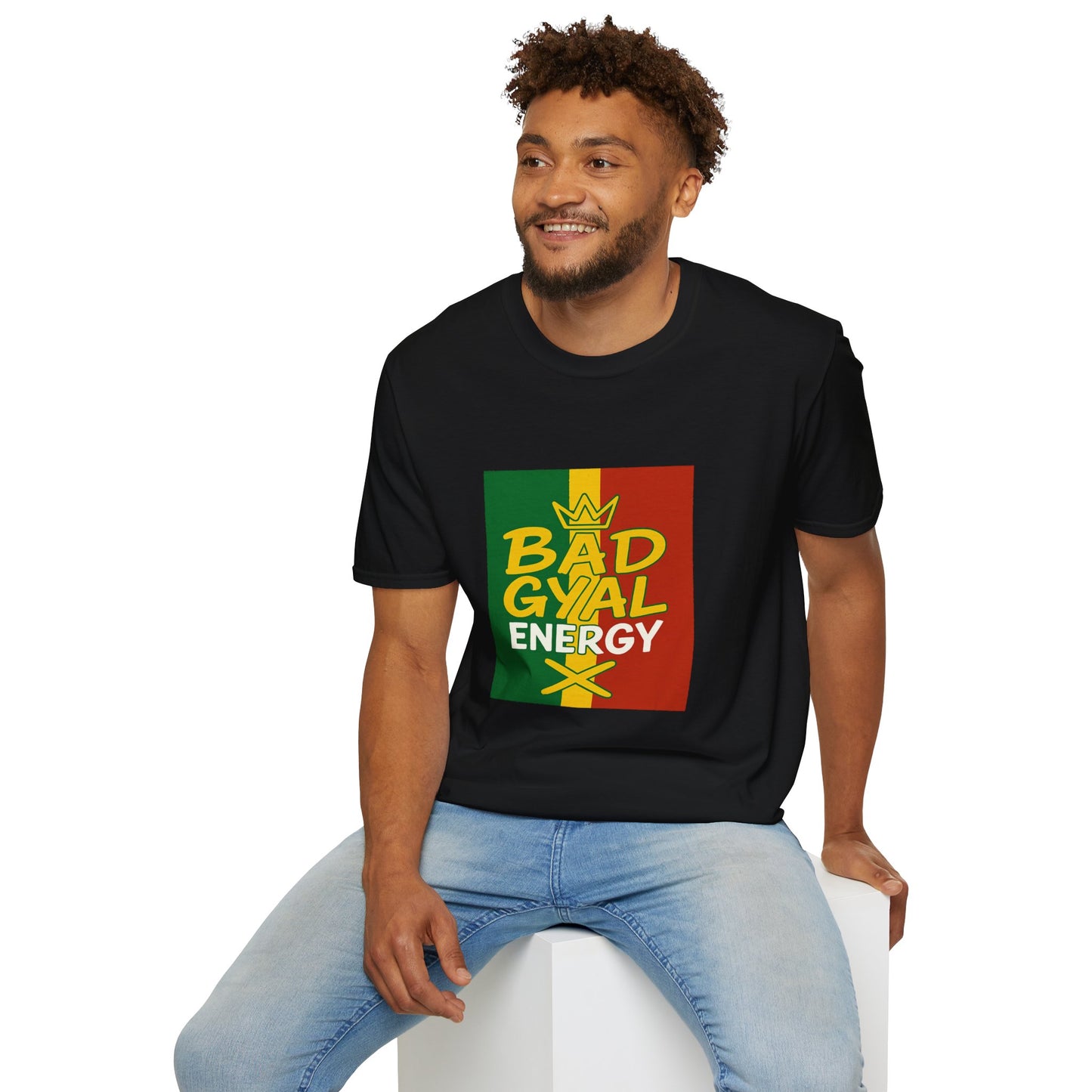 Rasta Vibes T-Shirt | Bad Gyal Energy | Unisex Graphic Tee, Casual Wear, Festival Apparel, Gift for Him/Her, Summer Style