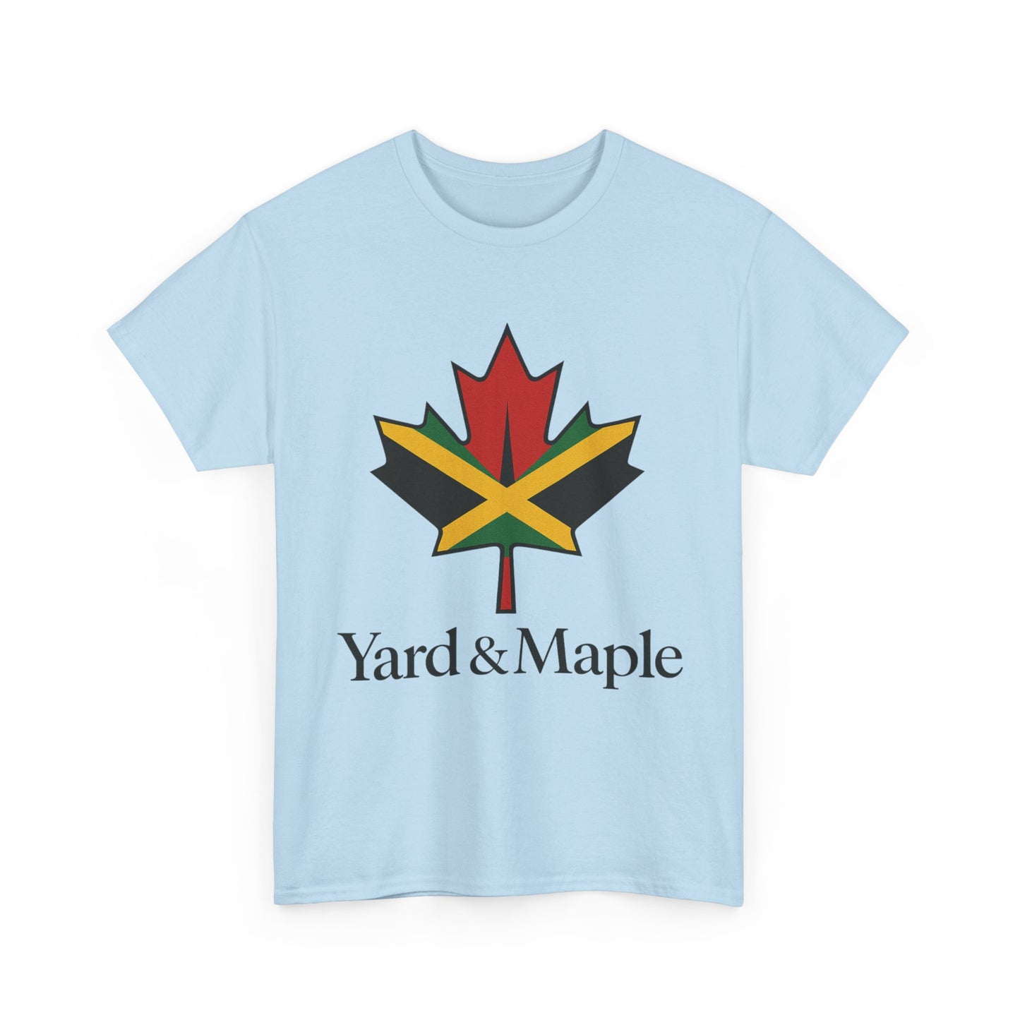 Yard & Maple Unisex Heavy Cotton Tee | Jamaican Pride, Canada Love, Streetwear, Gift for Him/Her, Summer Vibes