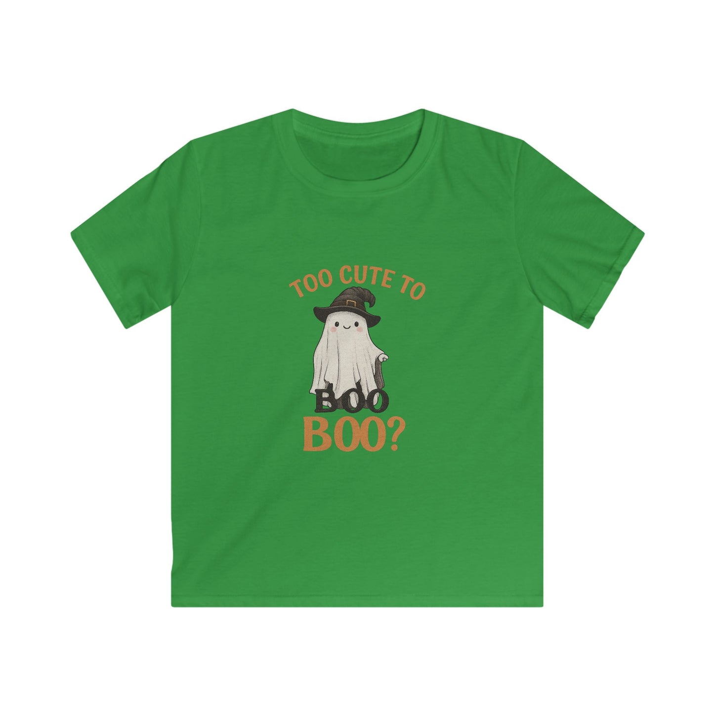 Kids Halloween T-Shirt, Adorable Ghost Tee, Trick or Treat Apparel, Cute Spooky Shirt, October Birthday Gift, Boys Girls Clothing