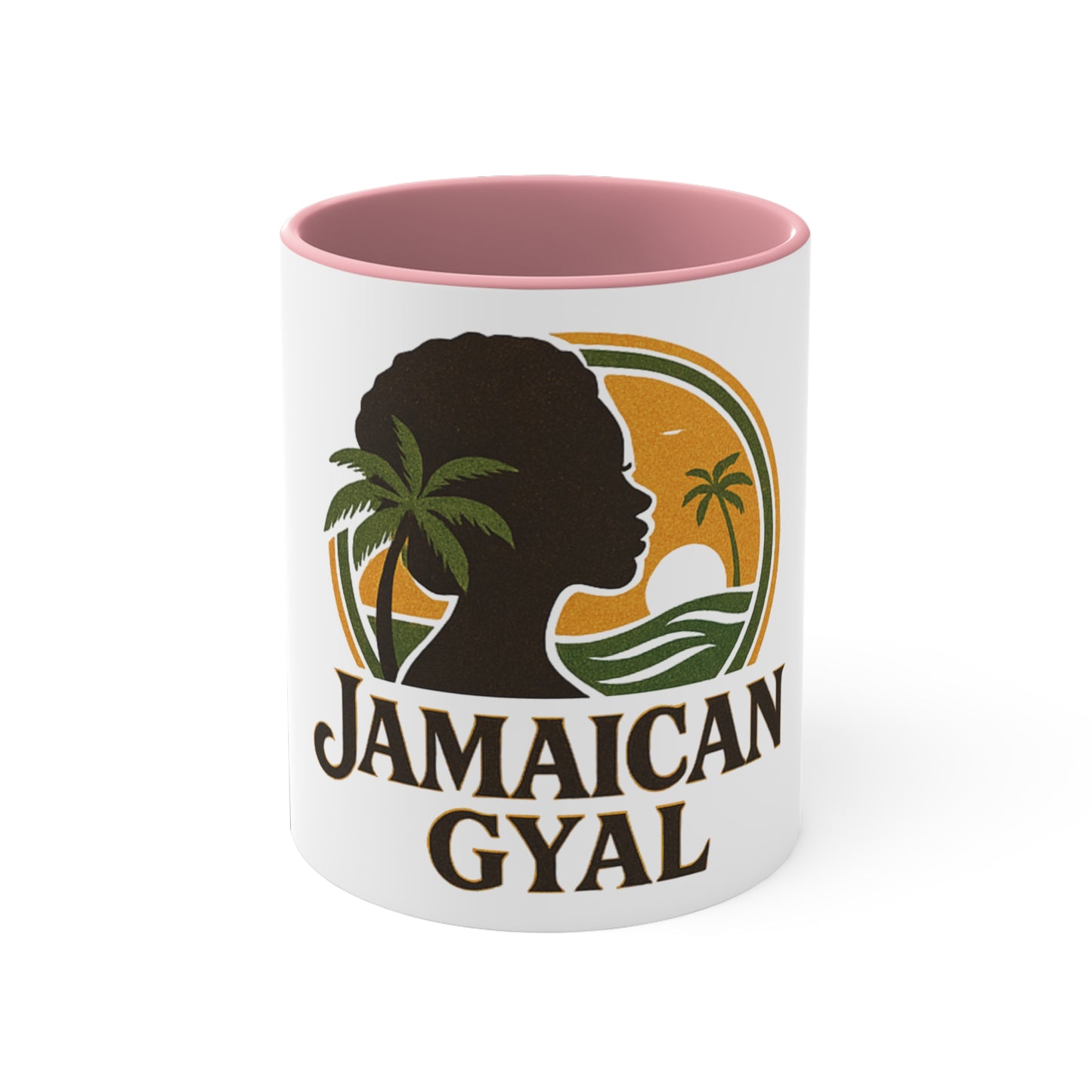 Colorful Jamaican Accent Mug, 11oz Coffee Cup, Unique Gift, Office Decor, Fun Tea Mug, Vibrant Caribbean Style