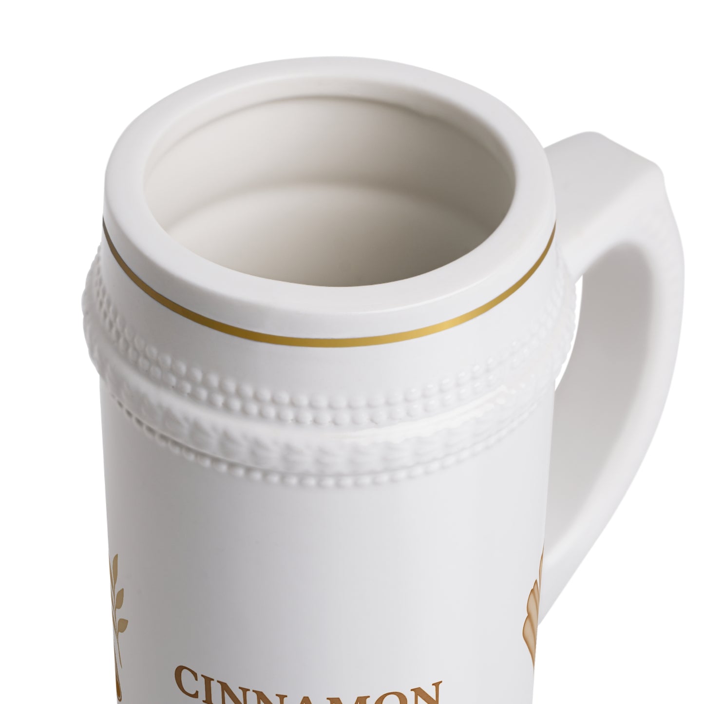 Cinnamon & Culture Stein Mug - Unique Drinkware, Gift for Spice Lovers, Home Bar Essentials, Decorative Beer Stein, Coffee Mug