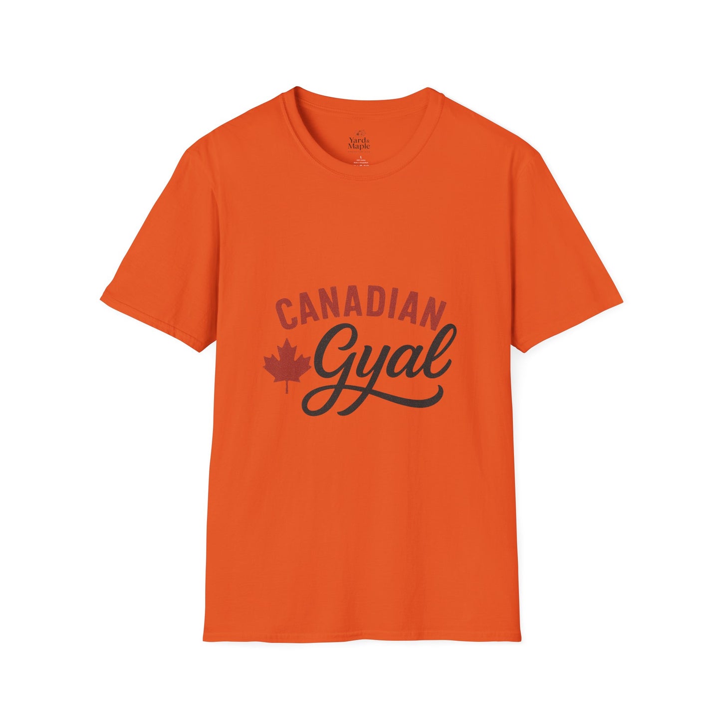 Canada Pride T-Shirt, Canadian Gyal Graphic Tee, Unisex T-Shirt for Her, Canada Day Gift, Maple Leaf Apparel