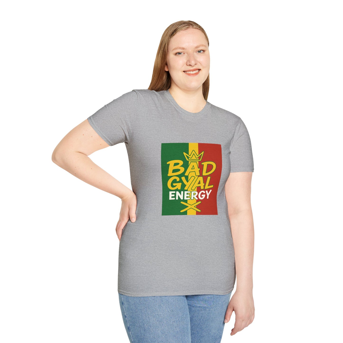 Rasta Vibes T-Shirt | Bad Gyal Energy | Unisex Graphic Tee, Casual Wear, Festival Apparel, Gift for Him/Her, Summer Style