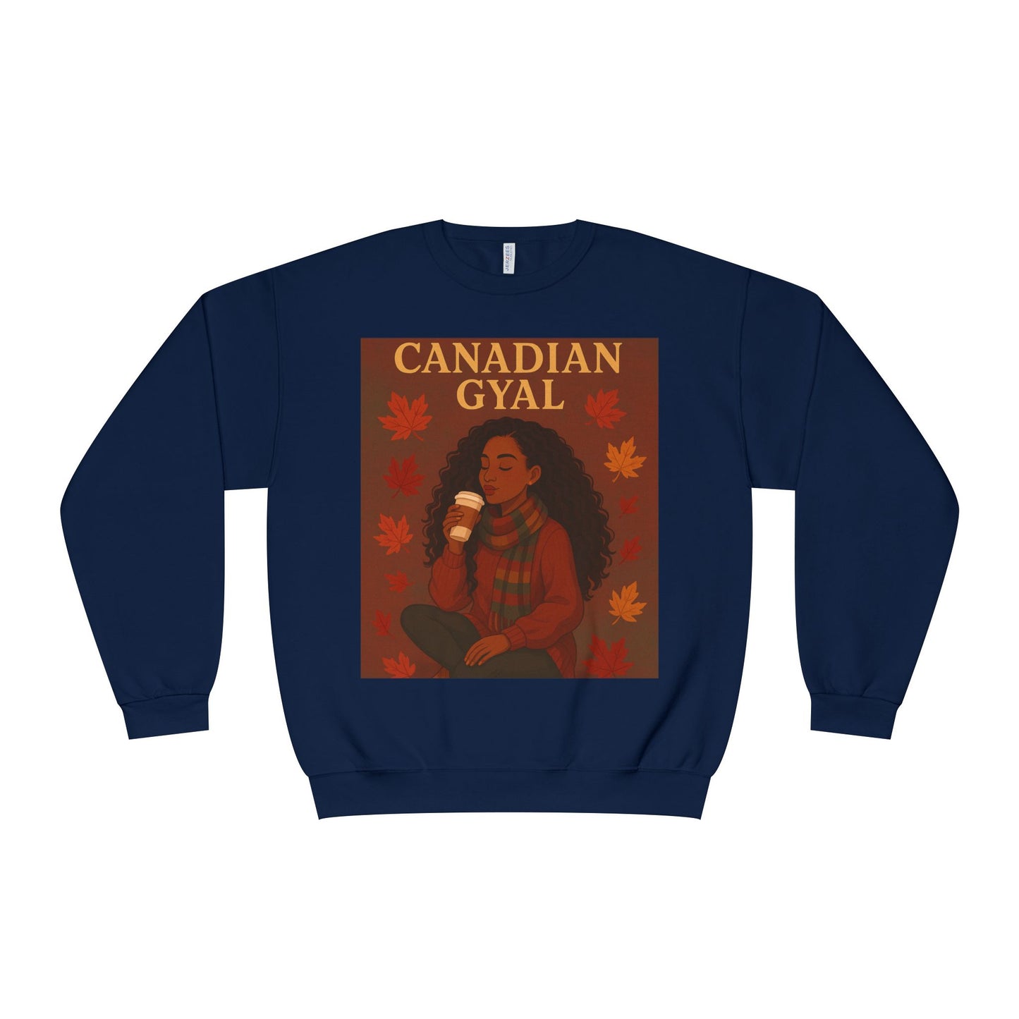 Canadian Gyal Sweatshirt, Cozy Fall Crewneck, Canada Pride Apparel, Autumn Casual Wear, Unisex Gift for Her