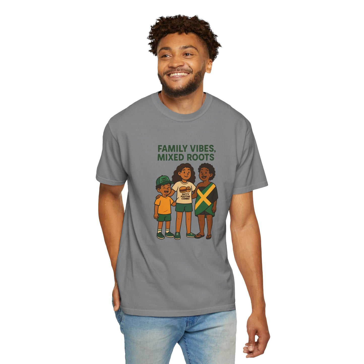 Family Vibes T-Shirt, Unisex Clothing, Mixed Roots Shirt, Family Reunion Outfit, Cultural Celebration Apparel, Summer Casual Wear
