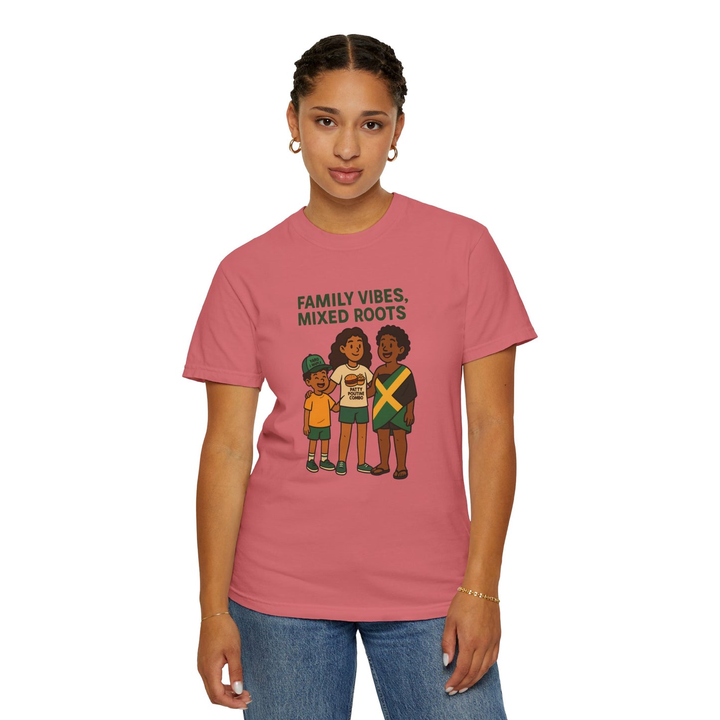 Family Vibes T-Shirt, Unisex Clothing, Mixed Roots Shirt, Family Reunion Outfit, Cultural Celebration Apparel, Summer Casual Wear