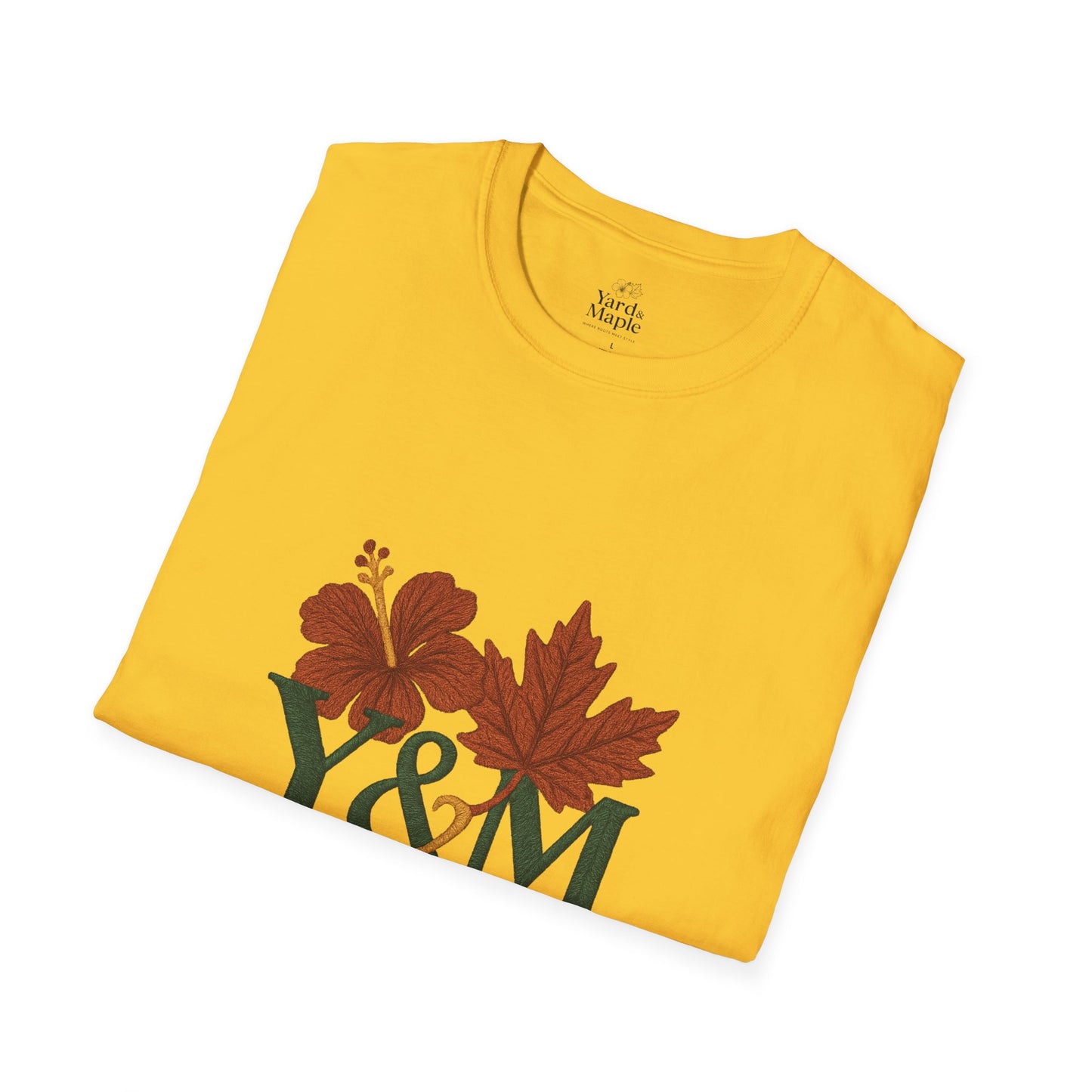 Yard & Maple Floral Unisex T-Shirt, Casual Tee, Nature Lover Gift, Spring Fashion, Graphic Shirt, Eco-Friendly Apparel