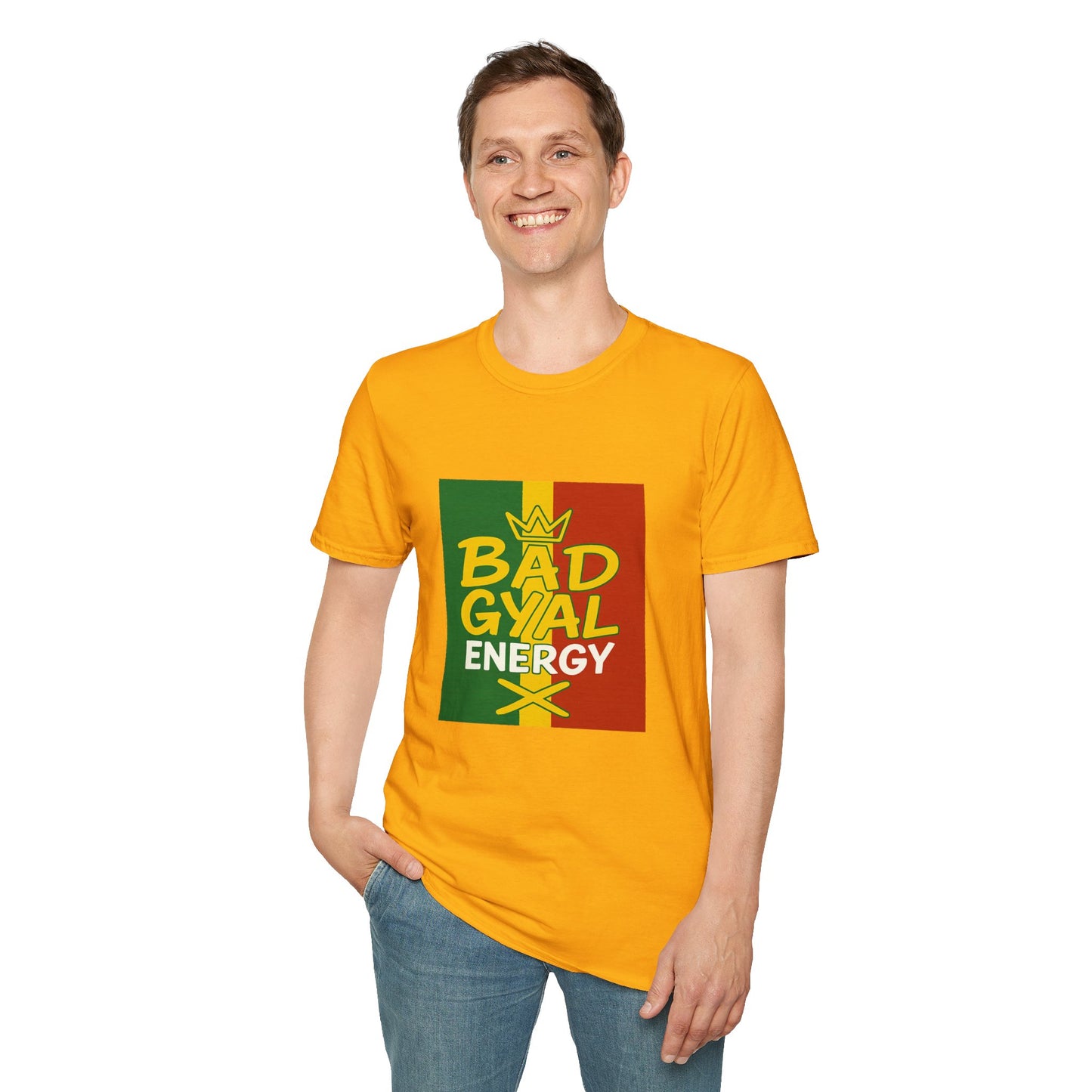 Rasta Vibes T-Shirt | Bad Gyal Energy | Unisex Graphic Tee, Casual Wear, Festival Apparel, Gift for Him/Her, Summer Style