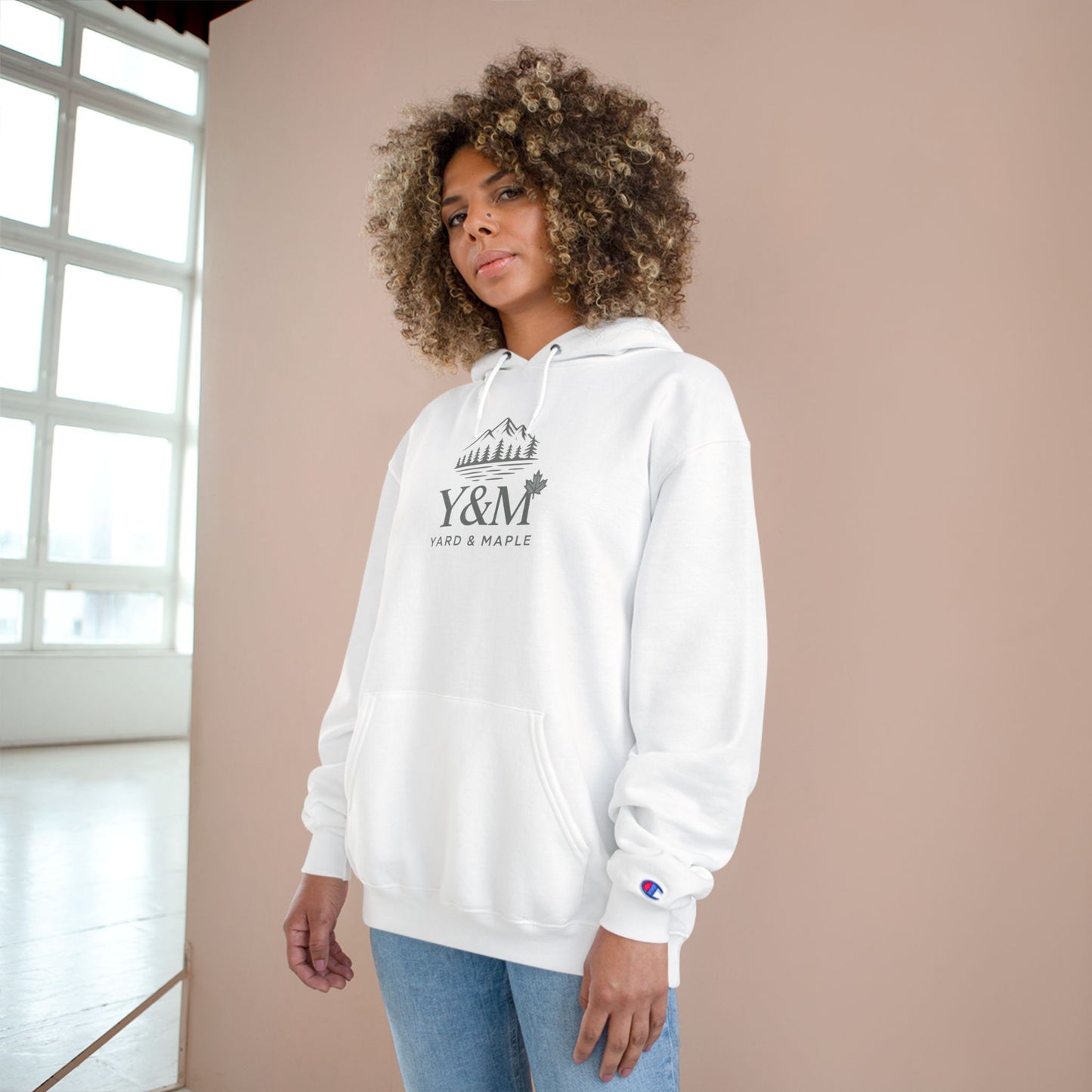 Nature-Inspired Champion Hoodie | Cozy & Stylish Outdoor Apparel for Adventurers, Gift for Hikers, Camping, Travelwear, Casual Outfit