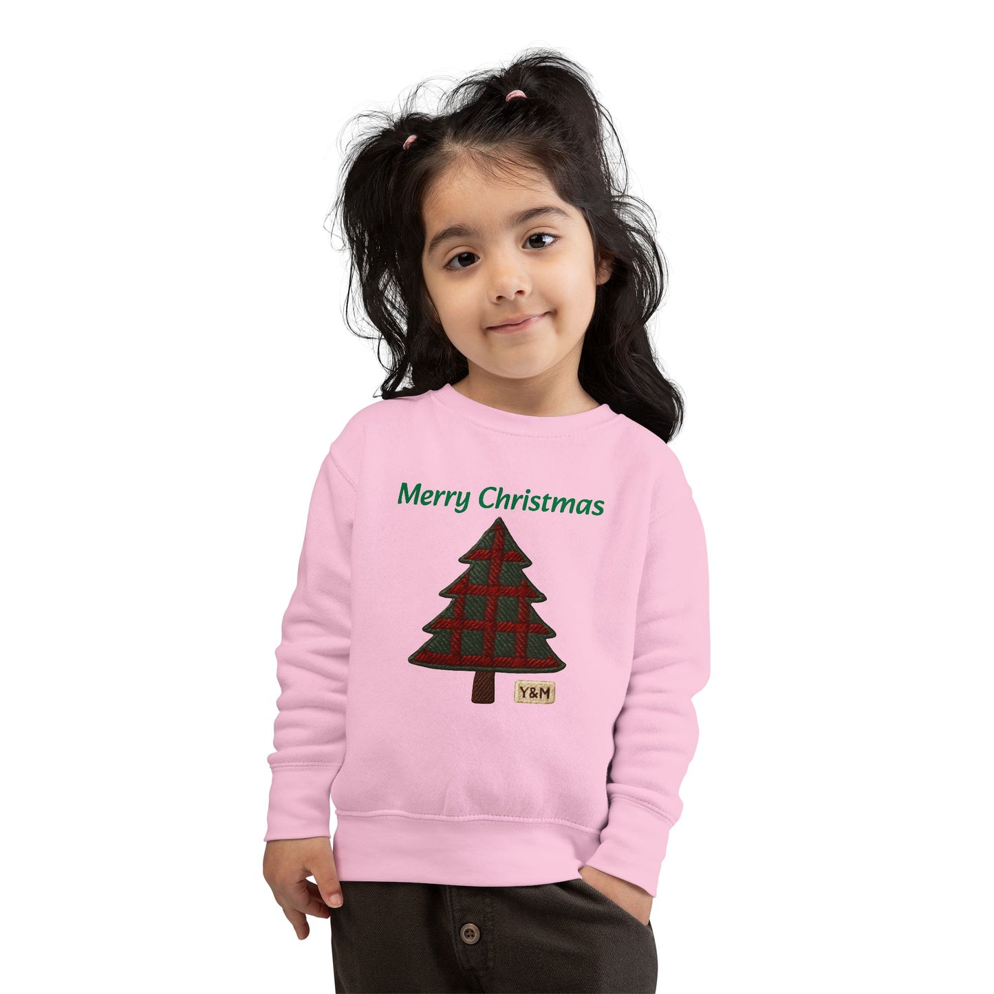 Merry Christmas Toddler Sweatshirt, Cute Kids Holiday Gear, Christmas Gift for Toddlers, Festive Childrens Apparel, Seasonal Sweater