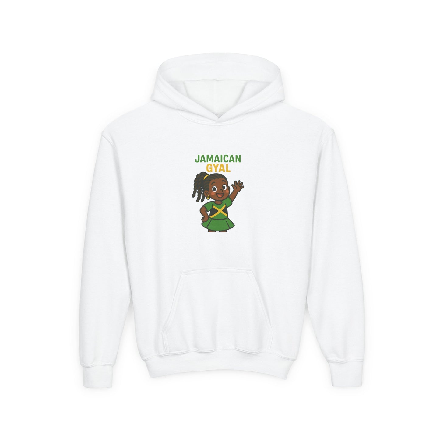 Jamaican Gyal Youth Hoodie, Comfortable Sweatshirt for Kids, Perfect Gift for Birthdays, Holidays, Dance Events, and Celebrations