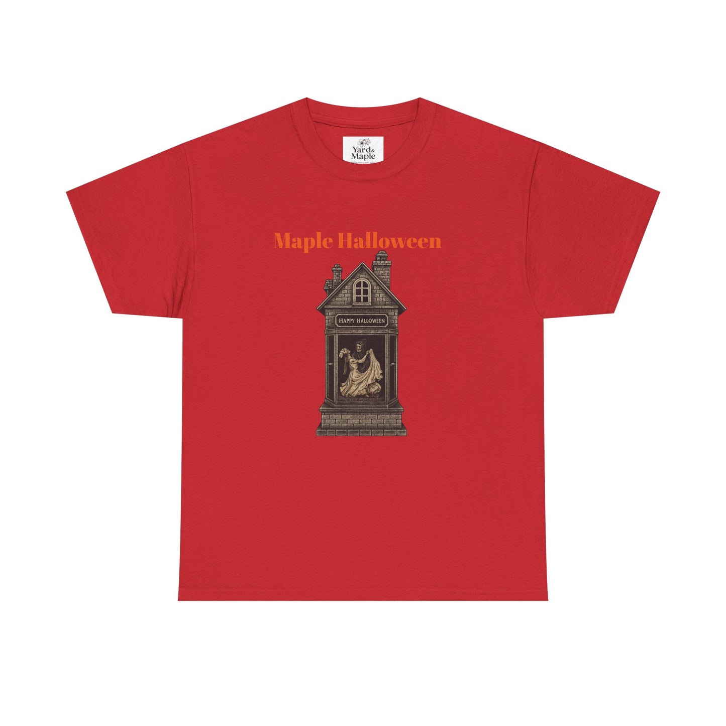 Halloween Graphic Tee, Spooky Season Shirt, Maple Halloween T-Shirt, Unisex Cotton Tee, Fall Fashion Top, Holiday Gift