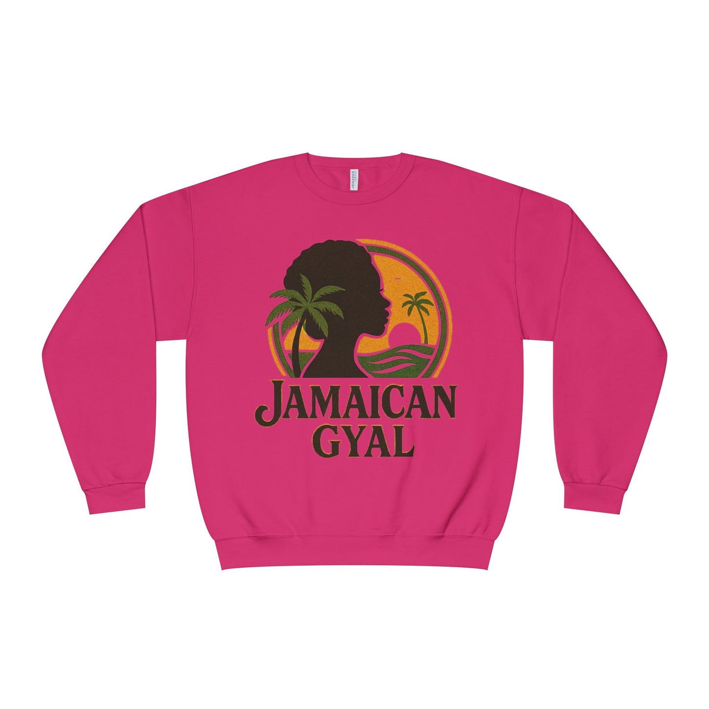 Jamaican Gyal Unisex Sweatshirt, Cozy Crewneck, Gift for Her, Summer Vibes, Casual Fashion Statement